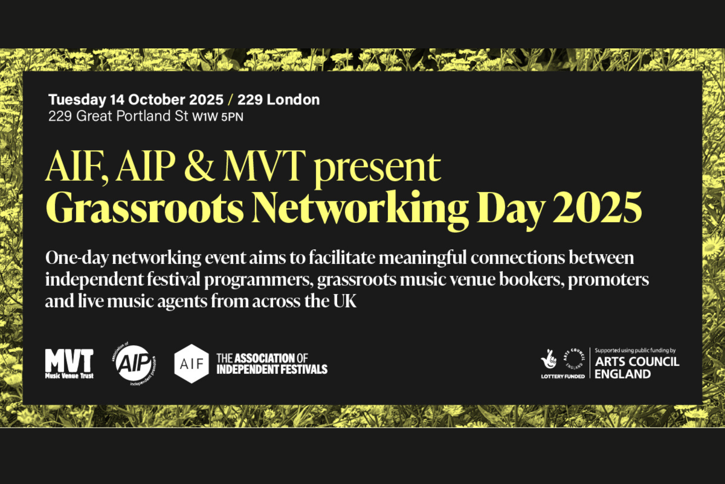 AIF, AIP & MVT present Grassroots Networking Day 2025