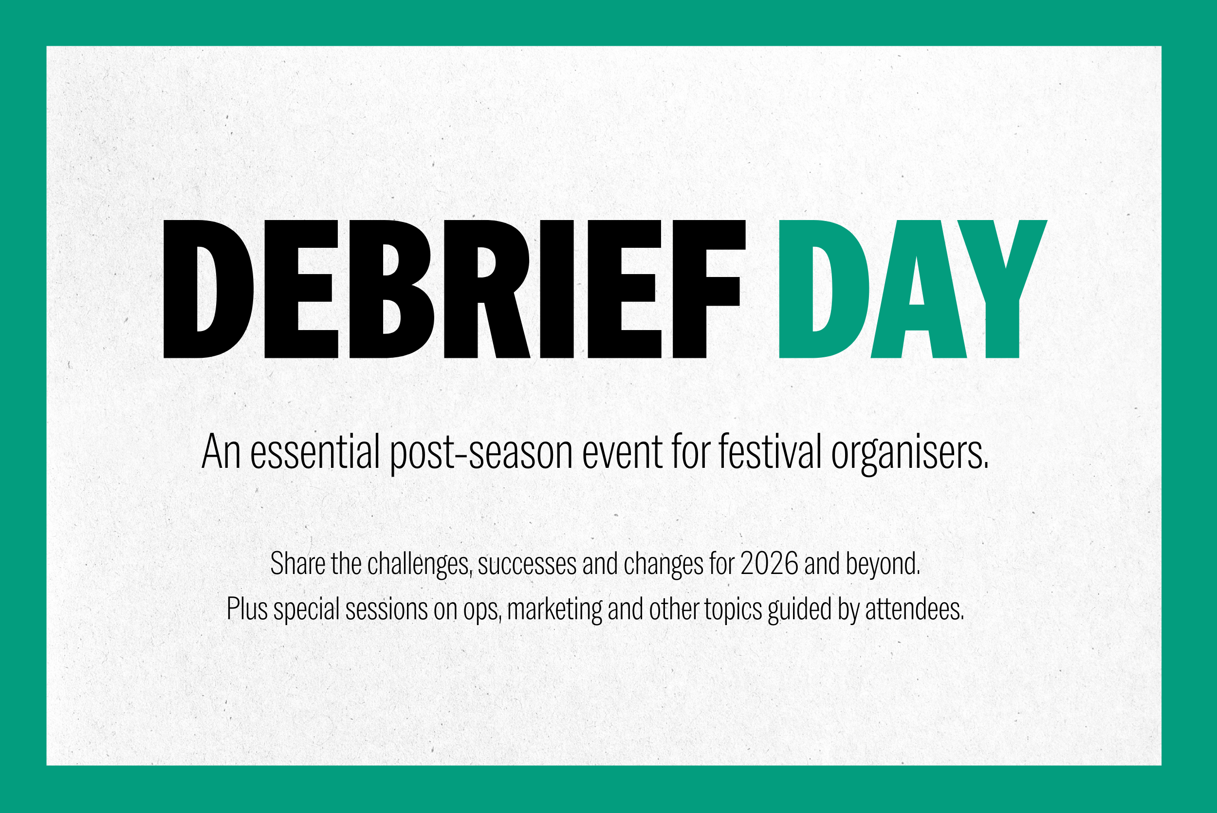 Debrief Day