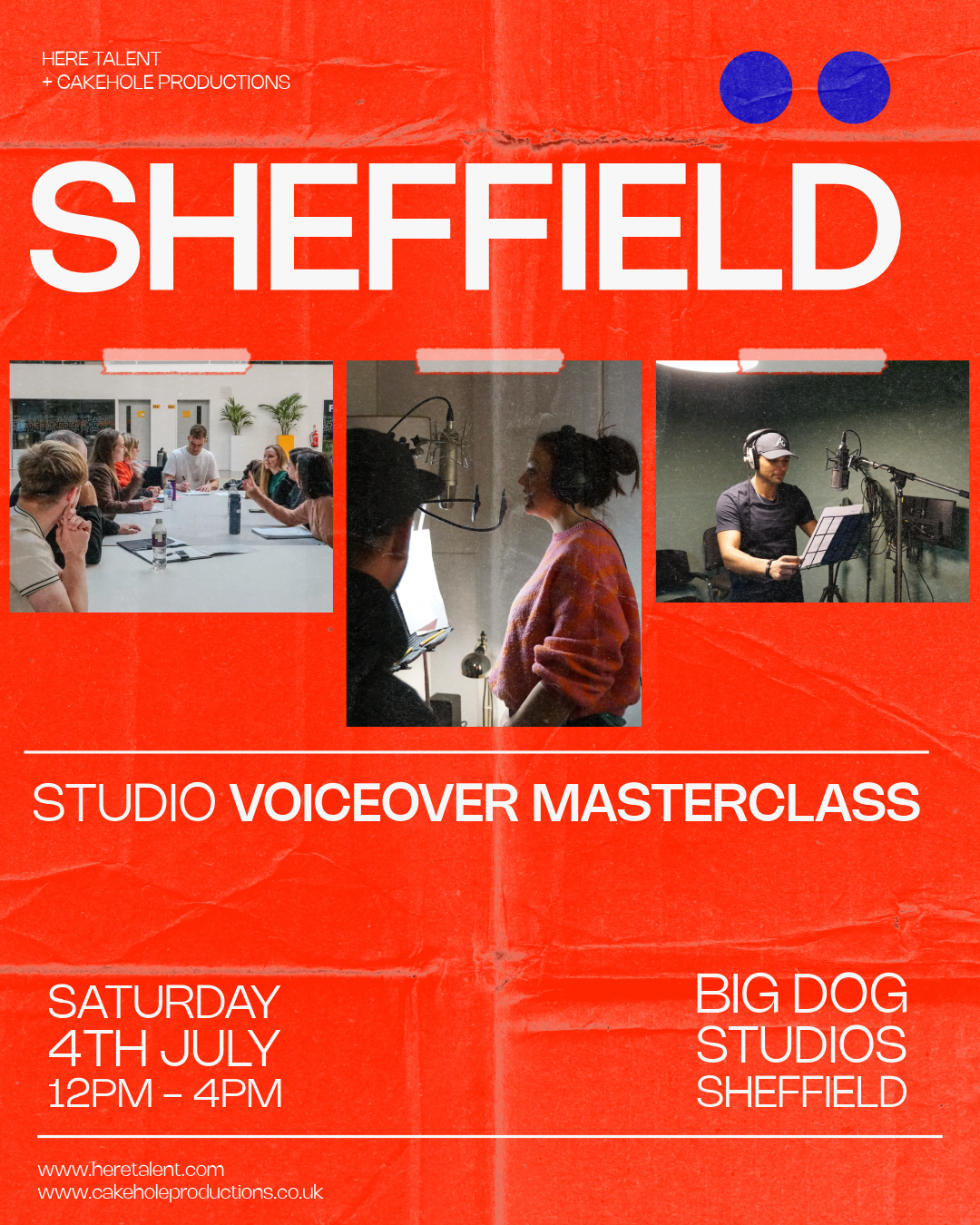 Here Talent Voiceover Masterclass | Sheffield