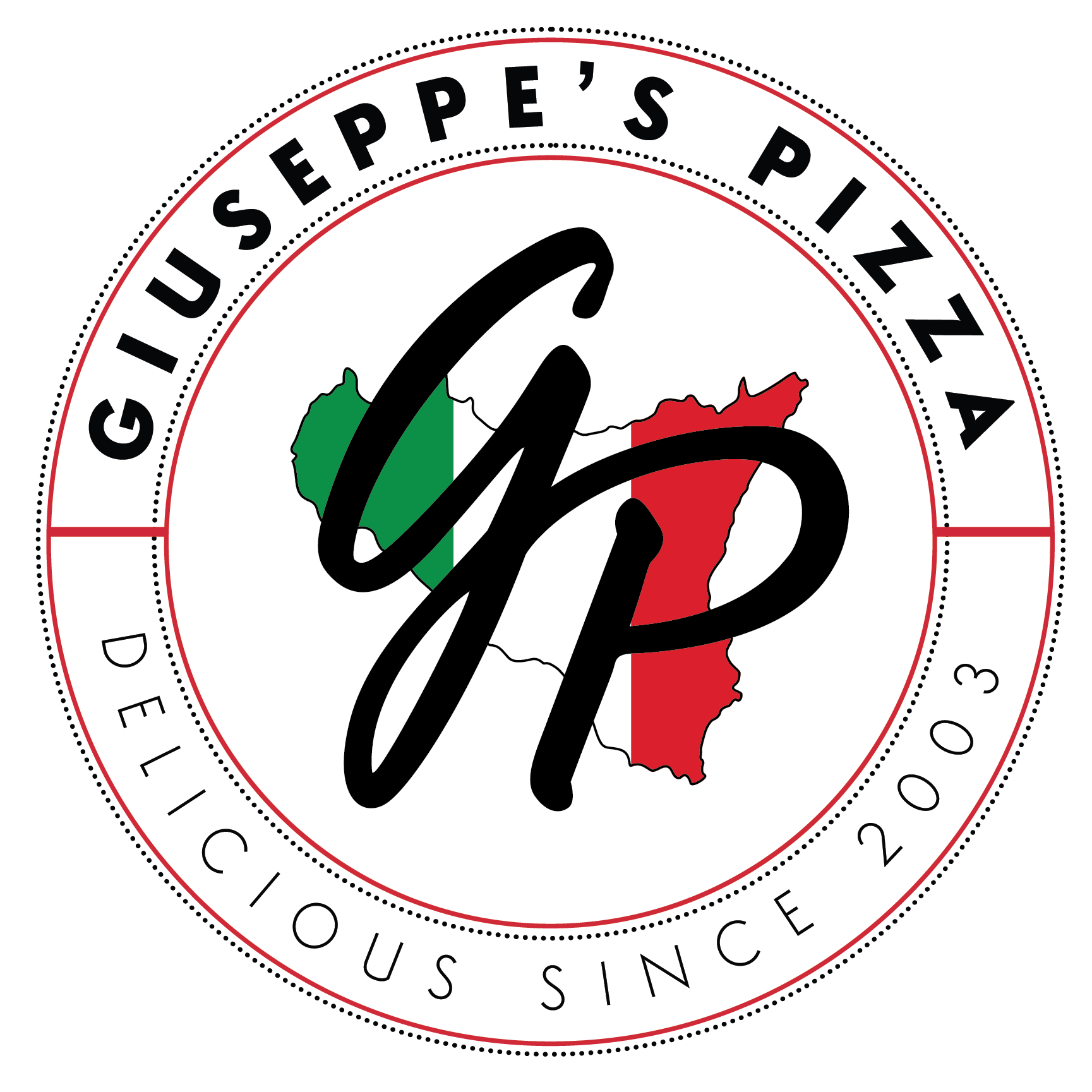 Giuseppe's Pizza logo – family-owned Italian restaurant in Monroe, Michigan since 2003