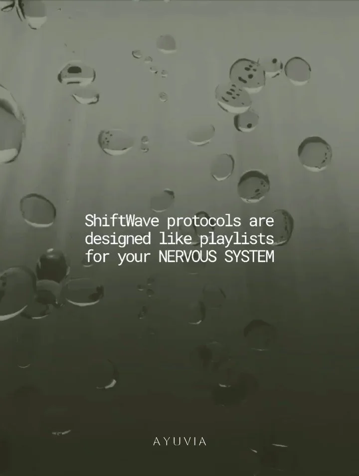 ShiftWave is a new-generation technology designed to regulate your nervous system through precise pulsed pressure waves @shiftwavepro 
Each session tracks HRV (heart rate variability) in real time — so you can actually see your stress response