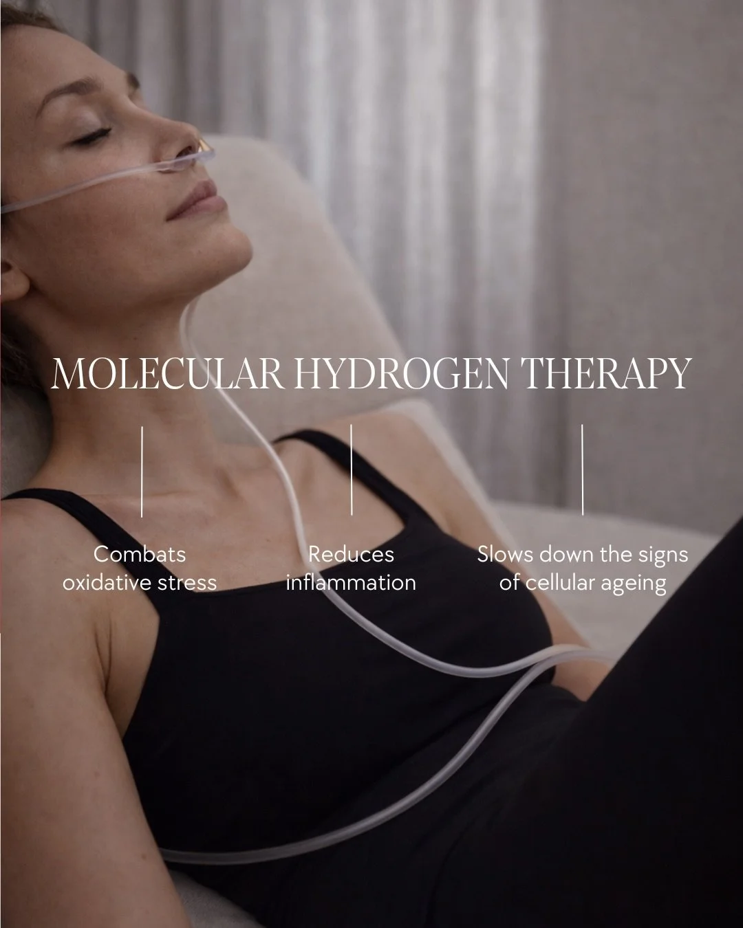 Inhale Longevity.

Hydrogen Inhalation Therapy provides a cellular-level reset.

Supported by advanced research, molecular hydrogen supports cognitive clarity, combats oxidative stress, reduces inflammation, and slows down the signs of cellular agein