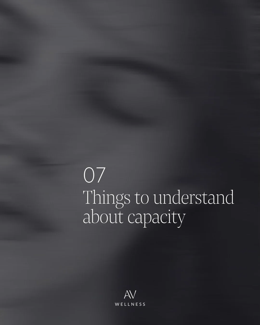 Capacity is biological.

It reflects nervous system stability,
recovery ability,
and energy availability.

When the system is overloaded,
effort backfires.

More pressure does not create performance.
Stability does.

Regulation before optimisation.
S