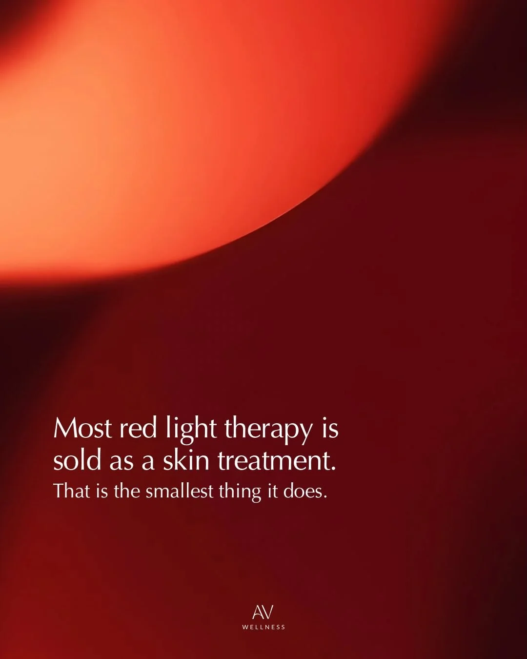 Most red light is sold as a skin treatment. That is the smallest thing it does. Book your session at the link in bio 🔗
📍Ayuvia, Parque das Na&ccedil;&otilde;es
&bull;
&bull;
&bull;
#ayuvia #redlighttherapylisbon #photobiomodulationlisbon #wellnessl