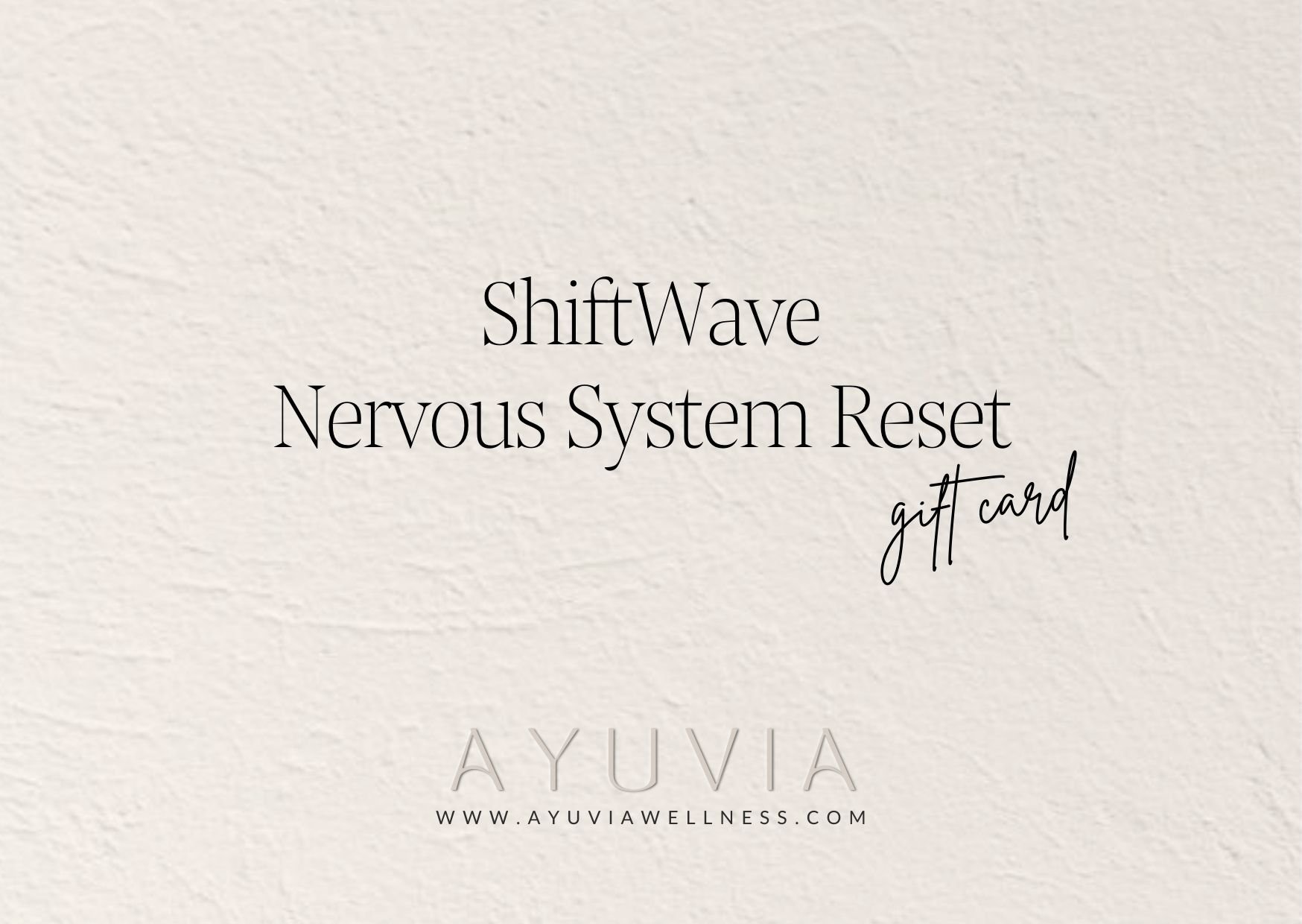 Shiftwave Reset Gift Card