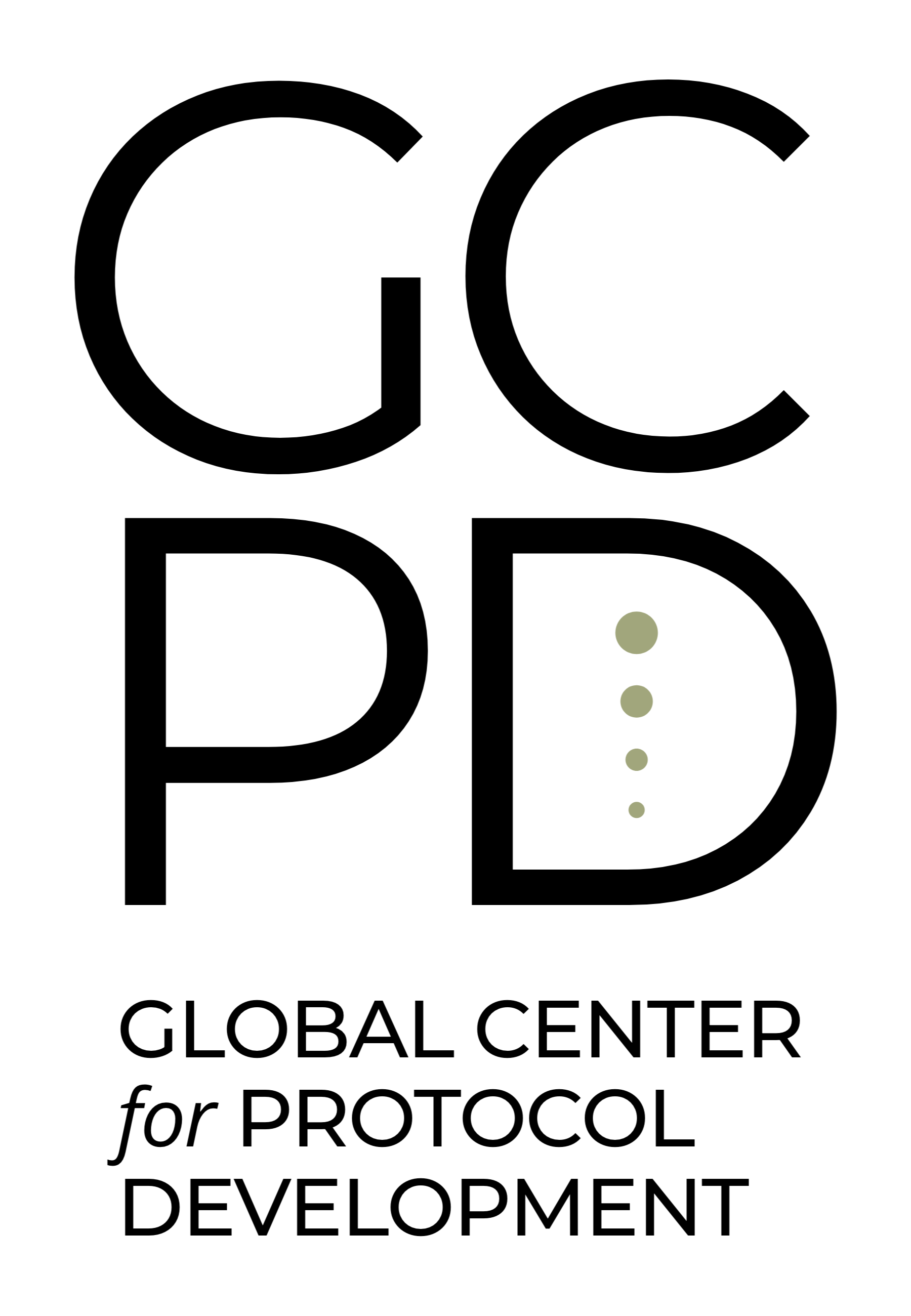 GCPD Global Center for Protocol Development stacked logo