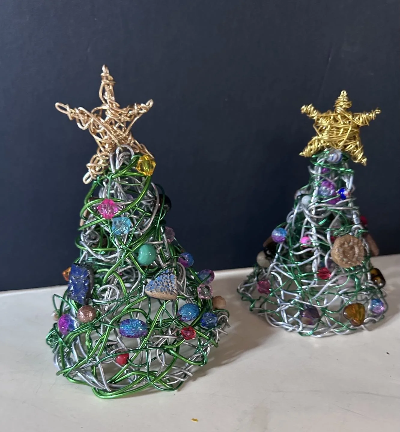 Packing up these little trees for the midweek market this eve.- 5 to 8 pm. Bundle up and come  say hello !