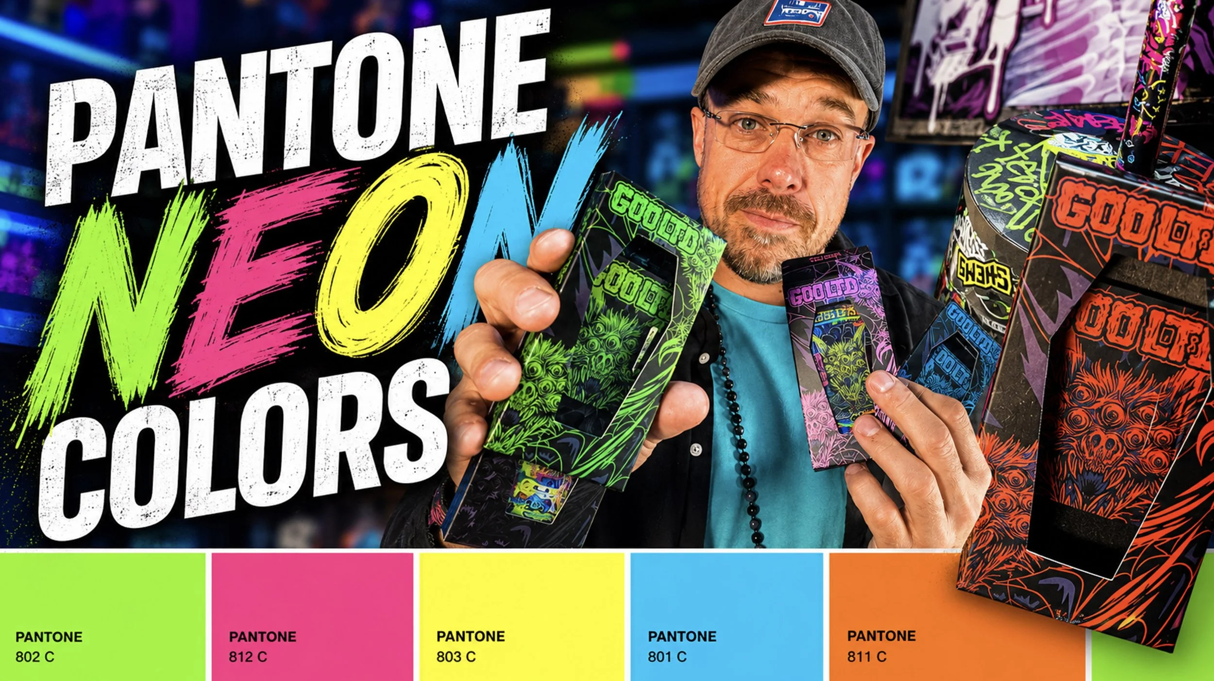Printing in NEON! Pantones