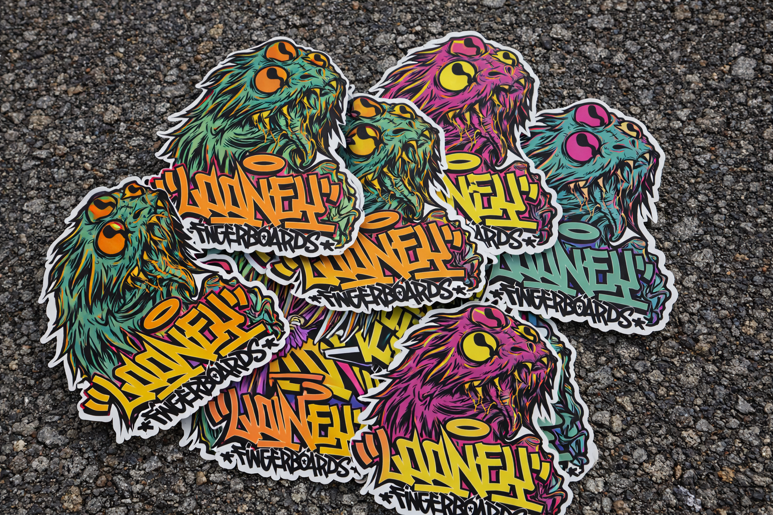 Looney Fingerboards - Pager One illustration Stickers.png
