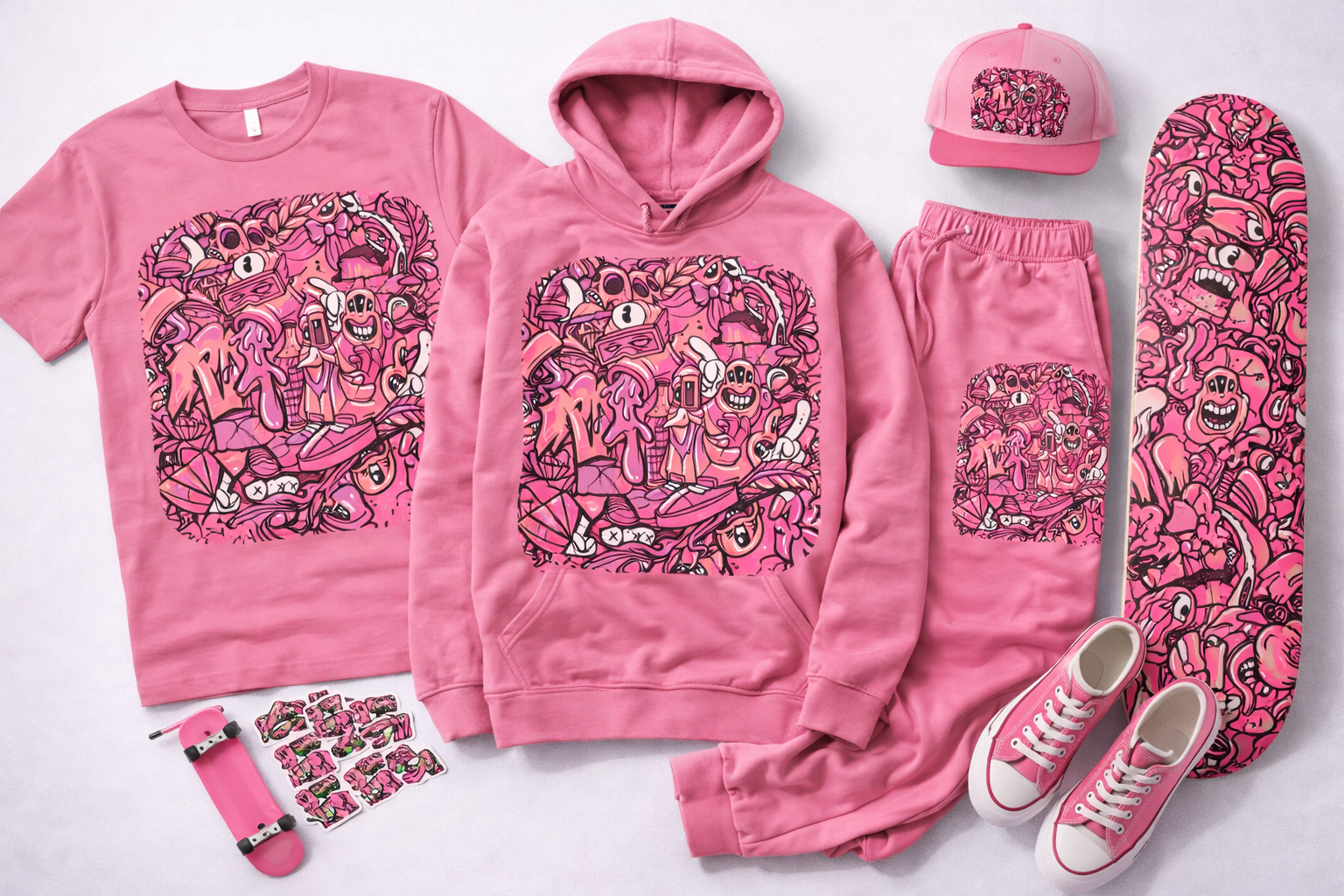 All Over Print Pager One Illustration of characters MockV3.png