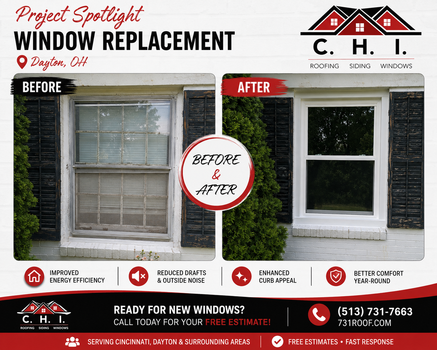 Project Spotlight: Window Replacement in Dayton, OH