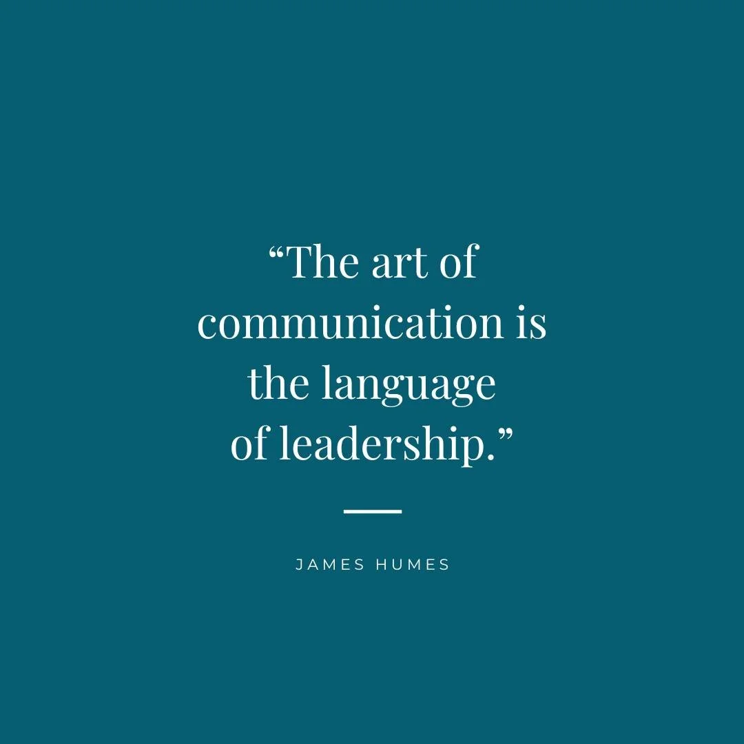 &ldquo;The art of communication is the language of leadership.&rdquo;
-James Humes

We communicate ideas from our lens and many times that is not what others we work with see. We need to respect each other&rsquo;s differences in order to minimize the