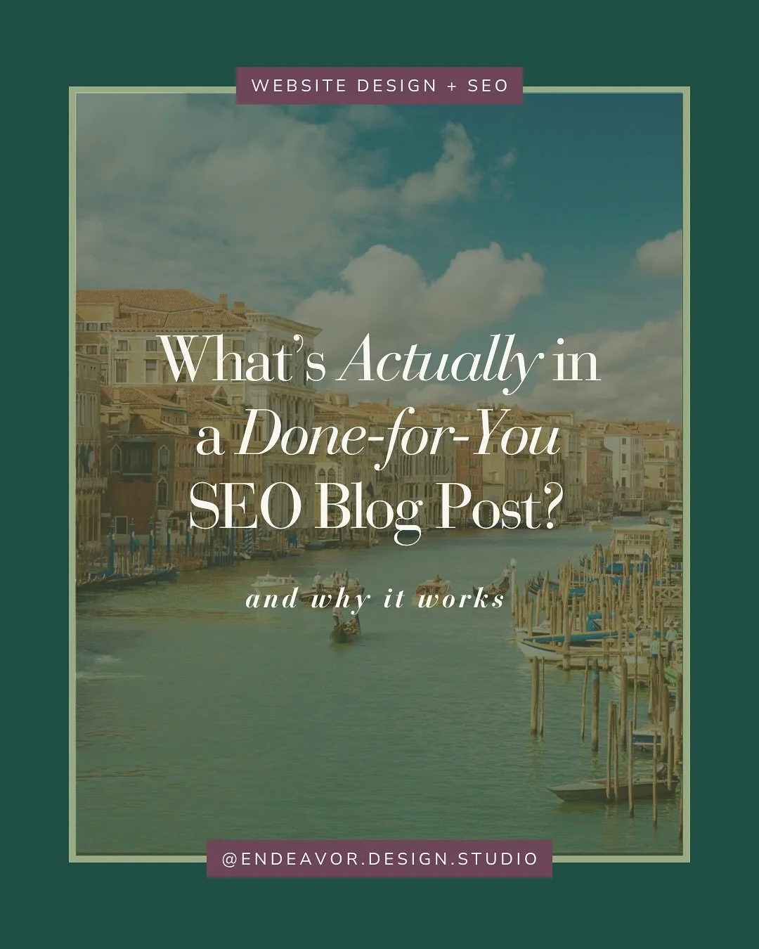 💥 Blogging is one of the most powerful SEO tools you can use to grow your business, but as a small business owner, it&rsquo;s also one of the hardest things to stay consistent with.

If you want the SEO benefits without the hours of writing, formatt