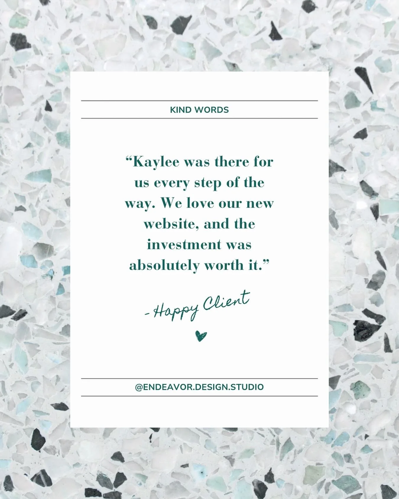 🙌 I don&rsquo;t take it lightly when someone chooses me to support their website goals; it means the world 🥹