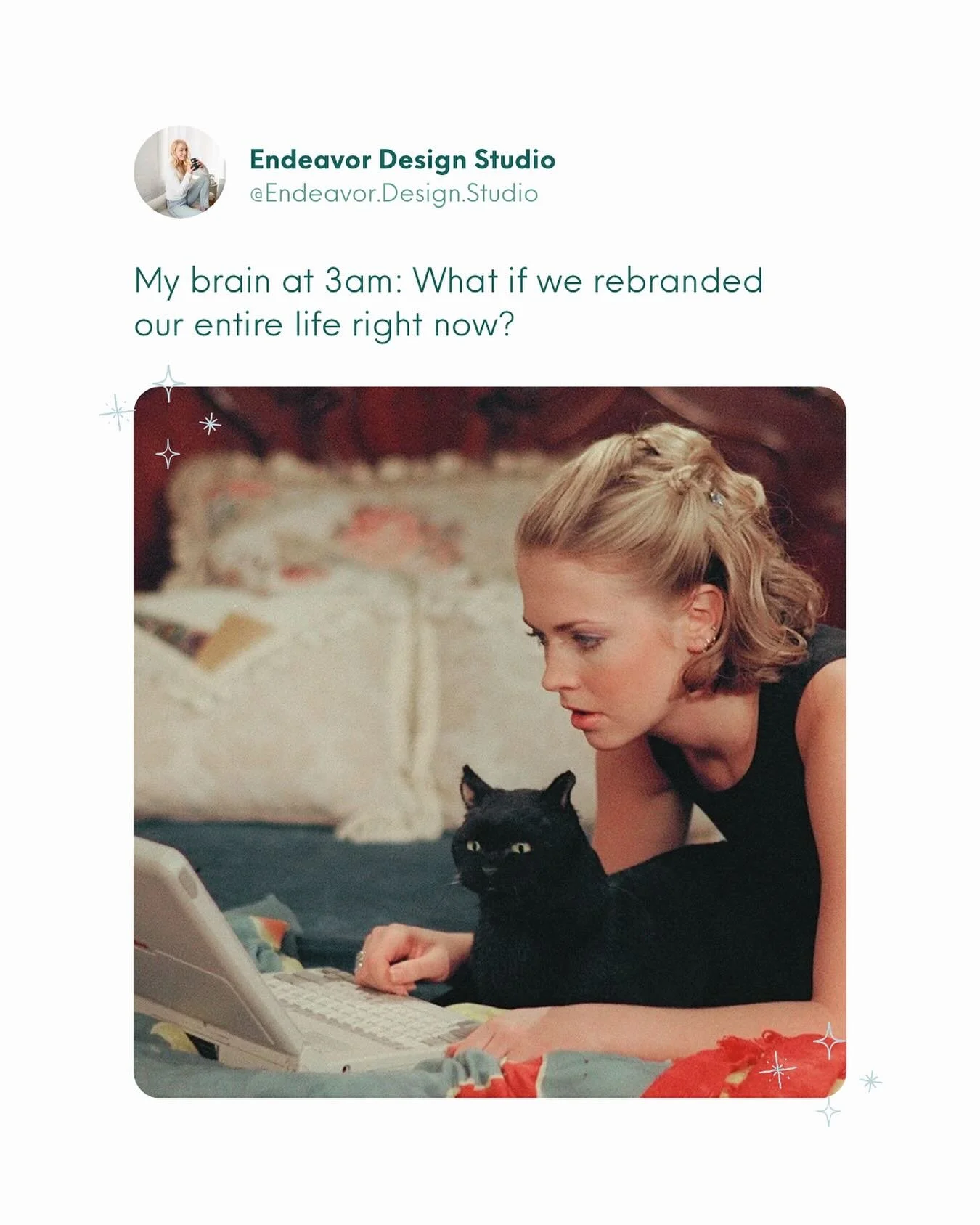 🕯️✨ Witching hour rebrands are cute until you realize&hellip;
Your brand shouldn&rsquo;t feel like a costume you&rsquo;re constantly trying to fit into.

If you&rsquo;ve been tempted to scrap everything and start over at 3am (guilty 👋), it&rsquo;s 