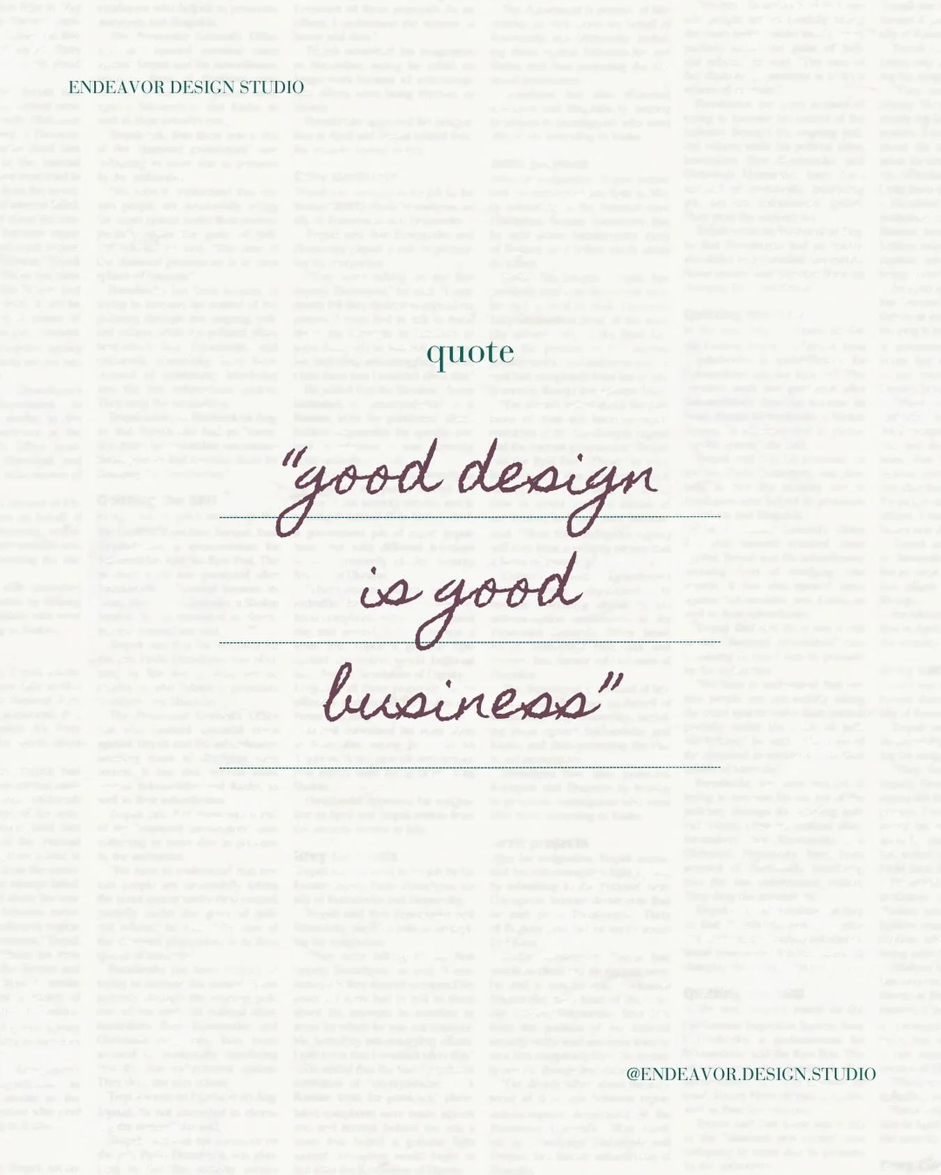 ✨ What if good design wasn&rsquo;t just about how your brand looks, but about how your business feels to the people you&rsquo;re trying to reach? 

What if the right design could help someone say: &ldquo;Yes. This is for me.&rdquo; before you ever ge