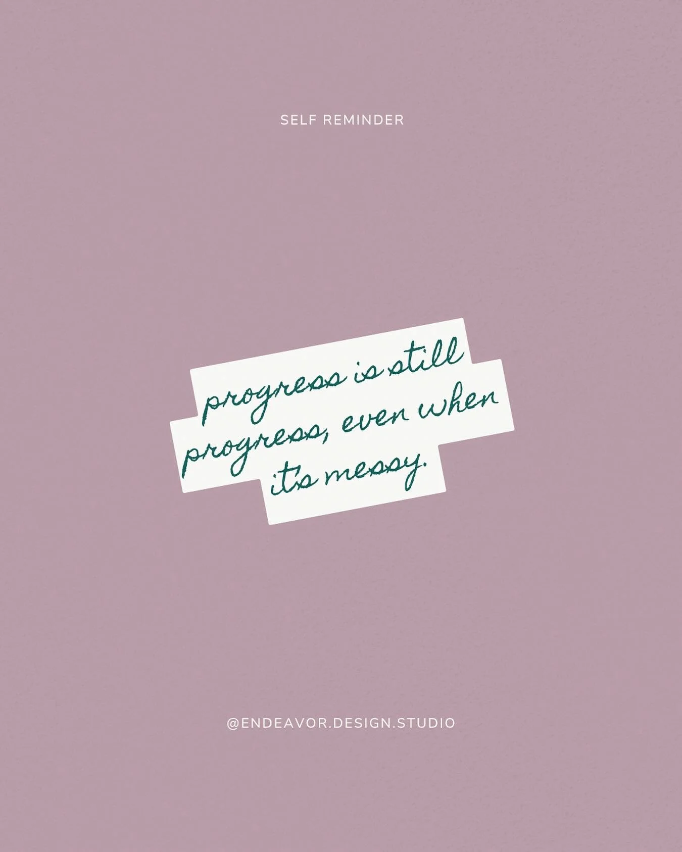 Some seasons in life feel slow, uncertain, and even a little bit messy behind the scenes.

Something I&rsquo;ve had to learn (time and time again!): Progress is still progress, even when it&rsquo;s not polished (or takes longer than you&rsquo;d hoped