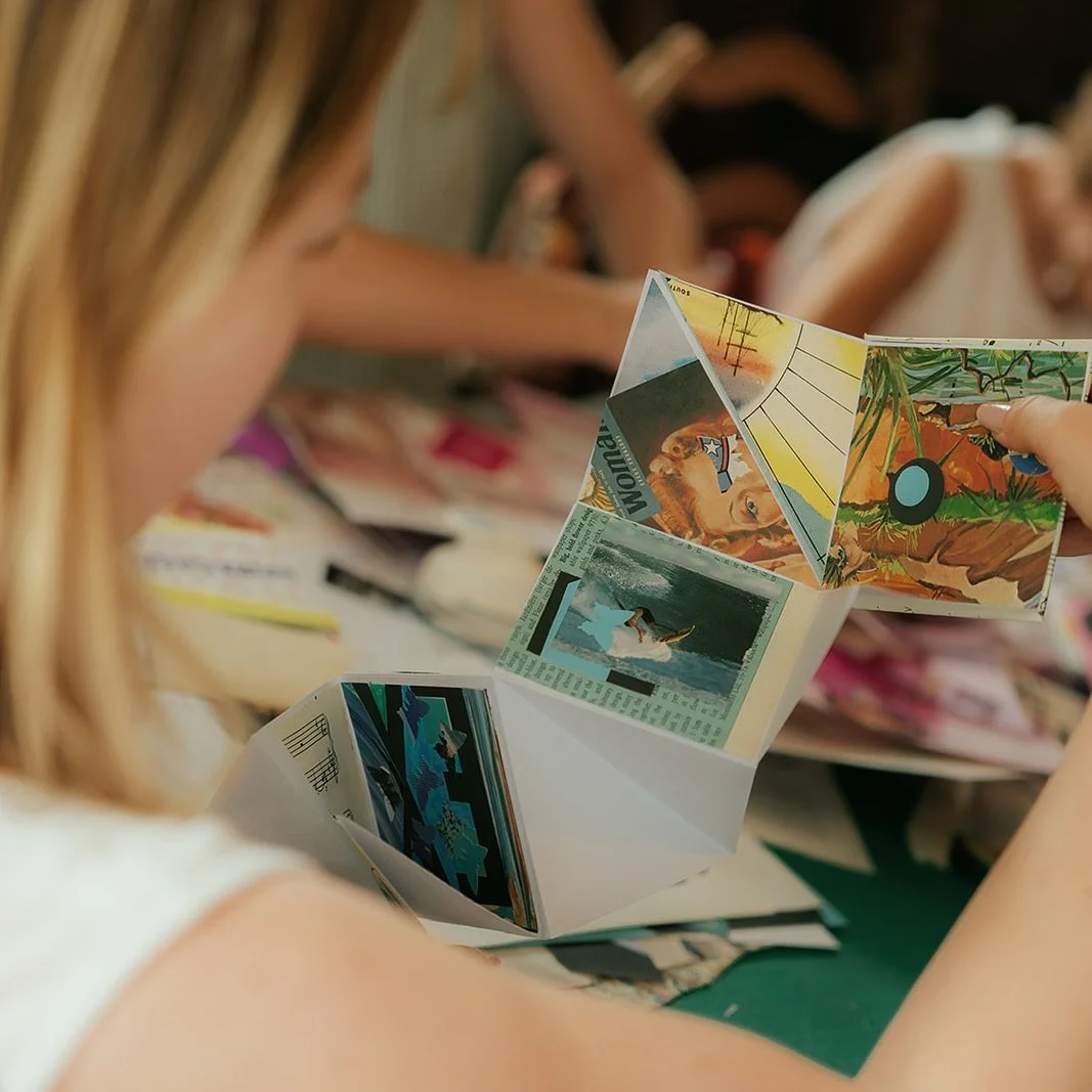 We don&rsquo;t just run a workshop &mdash; we create a space for people to pause, reconnect, and explore creativity with care. ✨

Every detail is considered: from the handmade books we make together to collage prompts designed to spark focus and calm