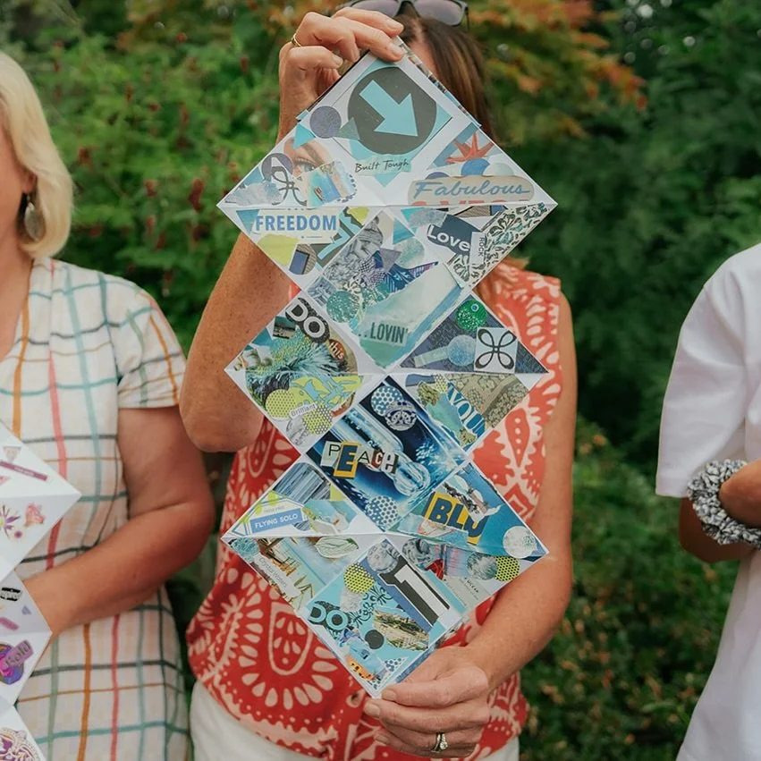 A little hands-on pause goes a long way. 🌱

This collaged lotus book was created at one of our workshops &mdash; a gentle reminder that slowing down can help the mind reset, spark new ideas, and leave you feeling calmer. Perfect for students, teams,