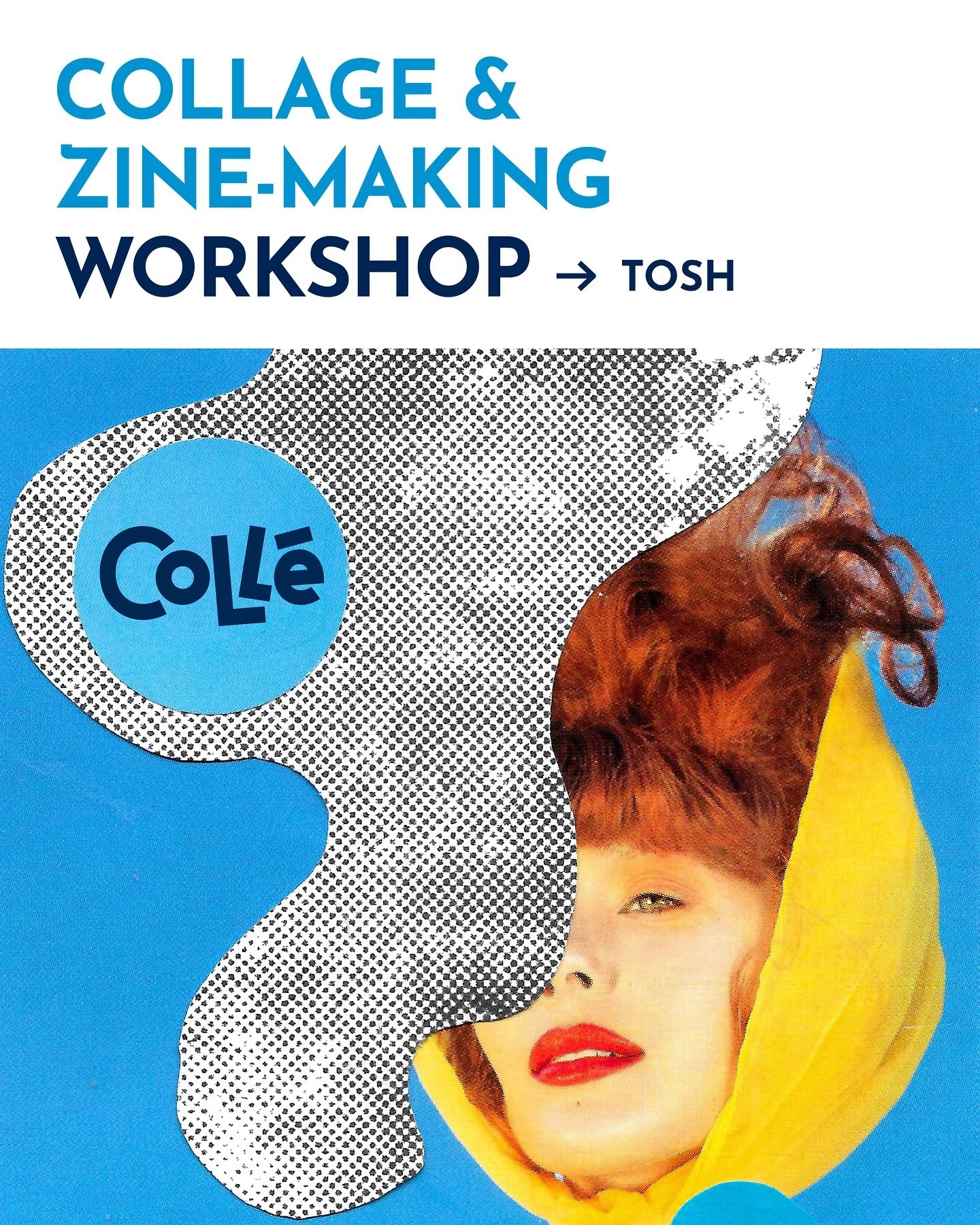 ✂️ Join us for a Coll&eacute; Taster Workshop in Collage &amp; Zine-Making!

📍 Saturday 4th October, 10am &ndash; 12pm @toshspacebmo 

🫶🏼 This 2-hour hands-on workshop with @sarahellenuk will guide you through a mindful creative process. You&rsquo