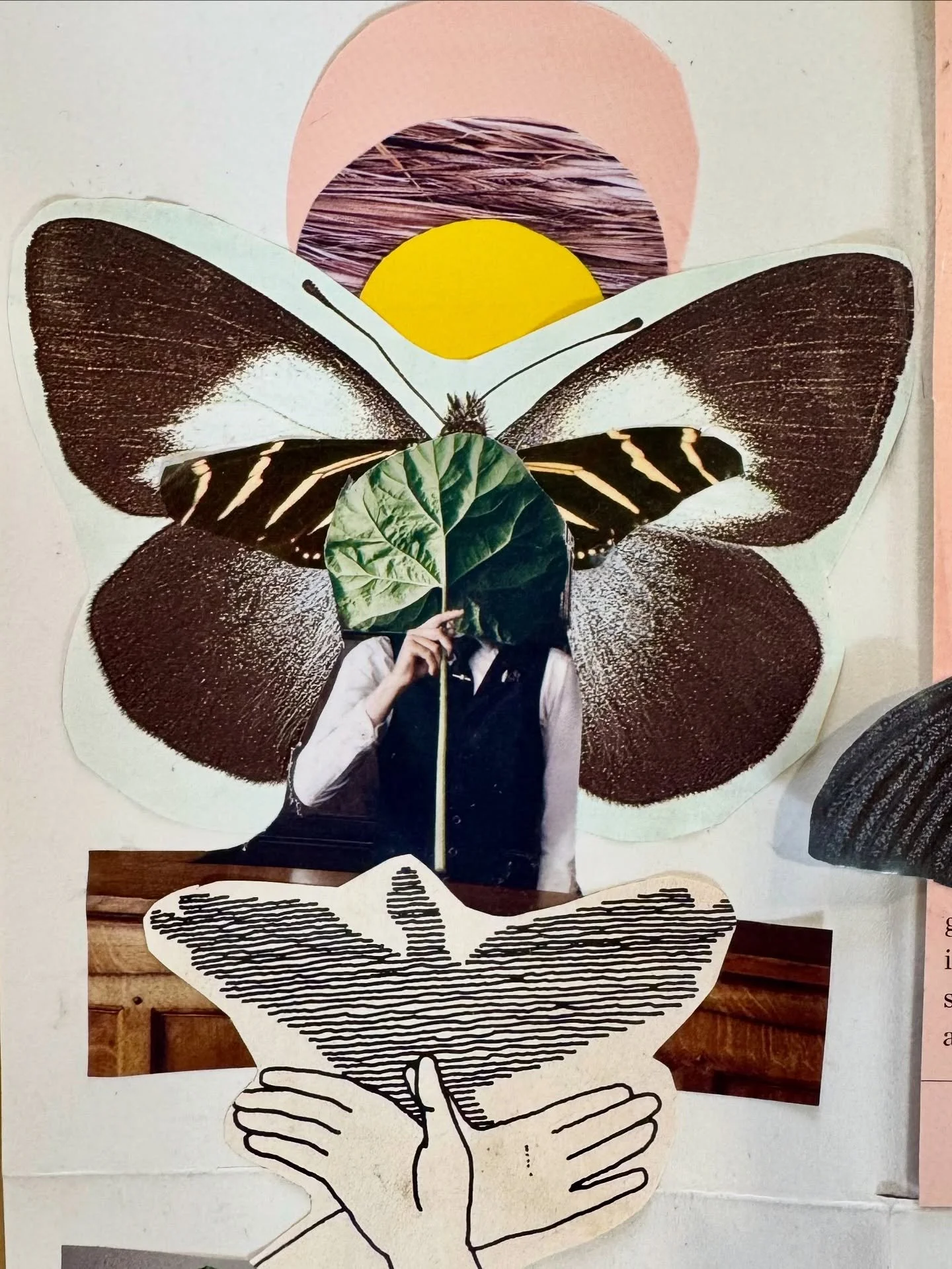 ✨ Creations from Saturday&rsquo;s Coll&eacute; Taster Workshop in Mindful Collage &amp; Zine-Making at @toshspacebmo ✂️

Our morning was all about curiosity and creative flow. Everyone was invited to follow their intuition, and the results were incre