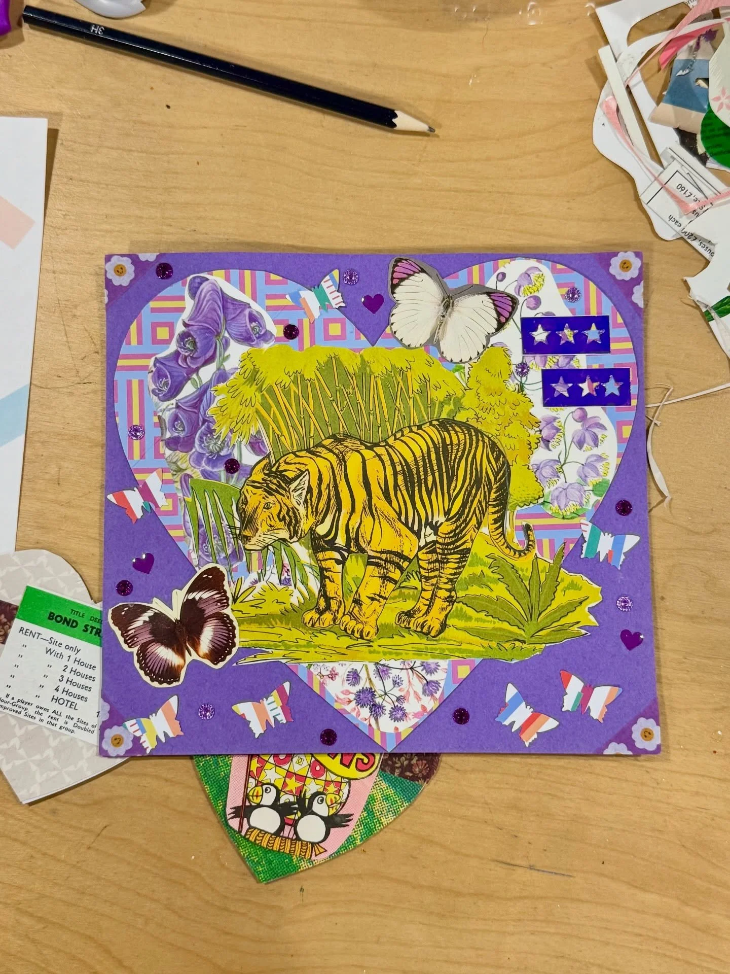 Adore this tiger 🐯 a fabulous collaged heart piece created at one of our workshops last week.

It was such a treat to watch symbols, colours and montages emerge, each one celebrating the uniqueness in the room.

So excited for this Saturday&rsquo;s 