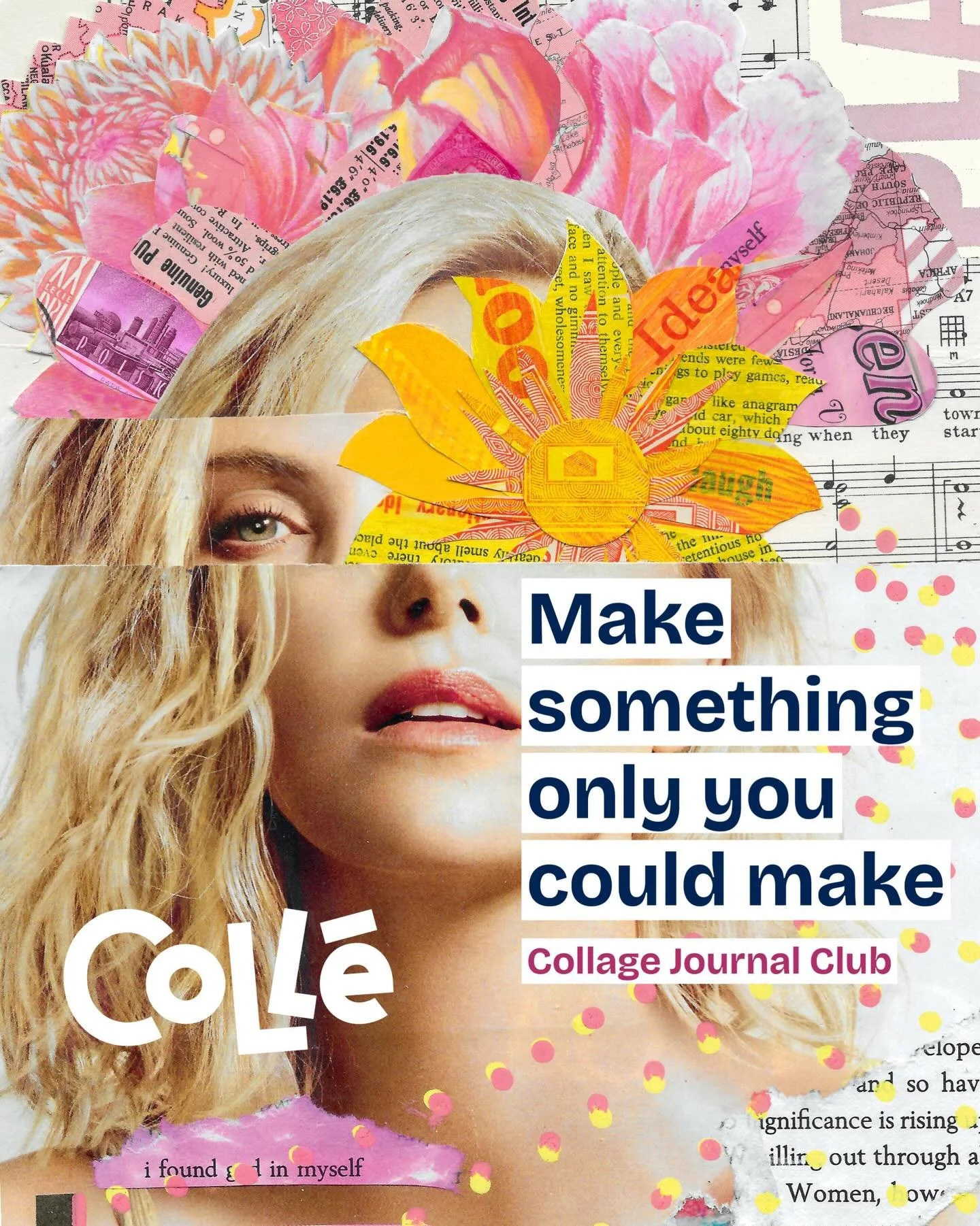 There&rsquo;s a version of you that makes amazing things. Coll&eacute; Collage Journal Club is where you meet them.

Join @sarahellencollage on Saturday 4th April at @toshspacebmo for a relaxed afternoon of collage journalling. Hosted by Sarah, whose