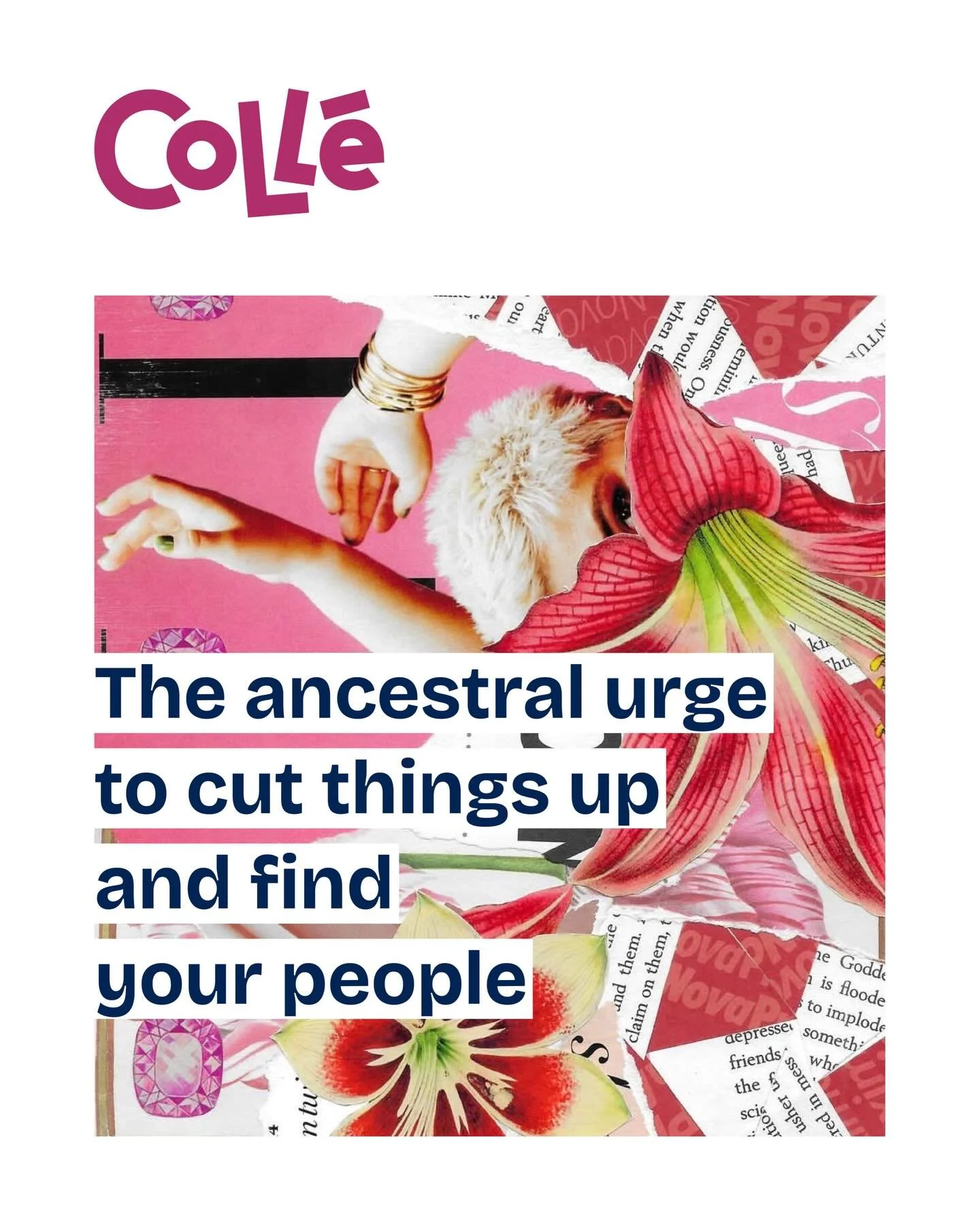 ✂️ 🌺 Let me get that for my Coll&eacute; Journal

&bull;
#collageworkshop #quote #foryou #westicktogether #cutandpaste