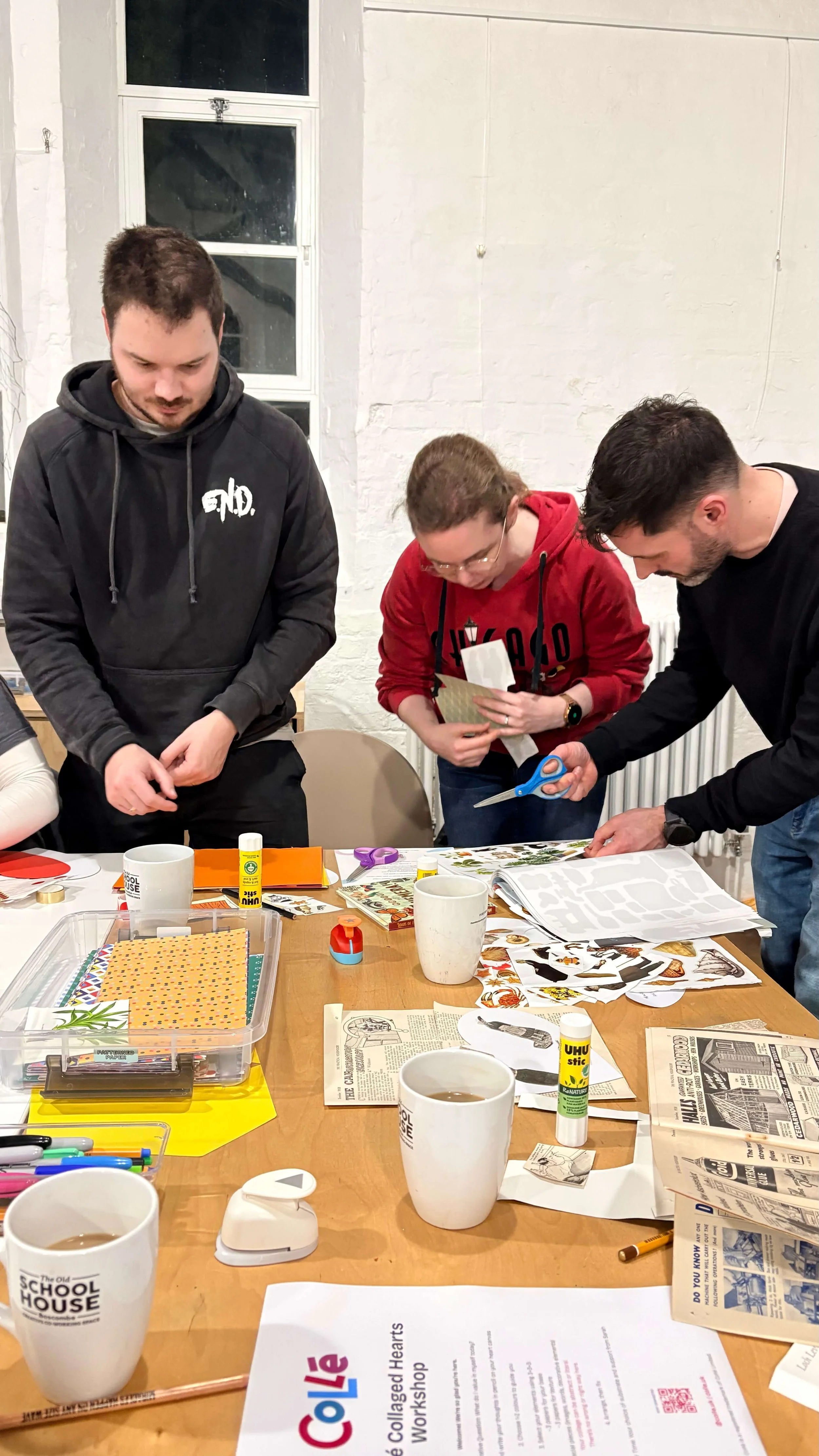 Collage workshop for What's Next 
