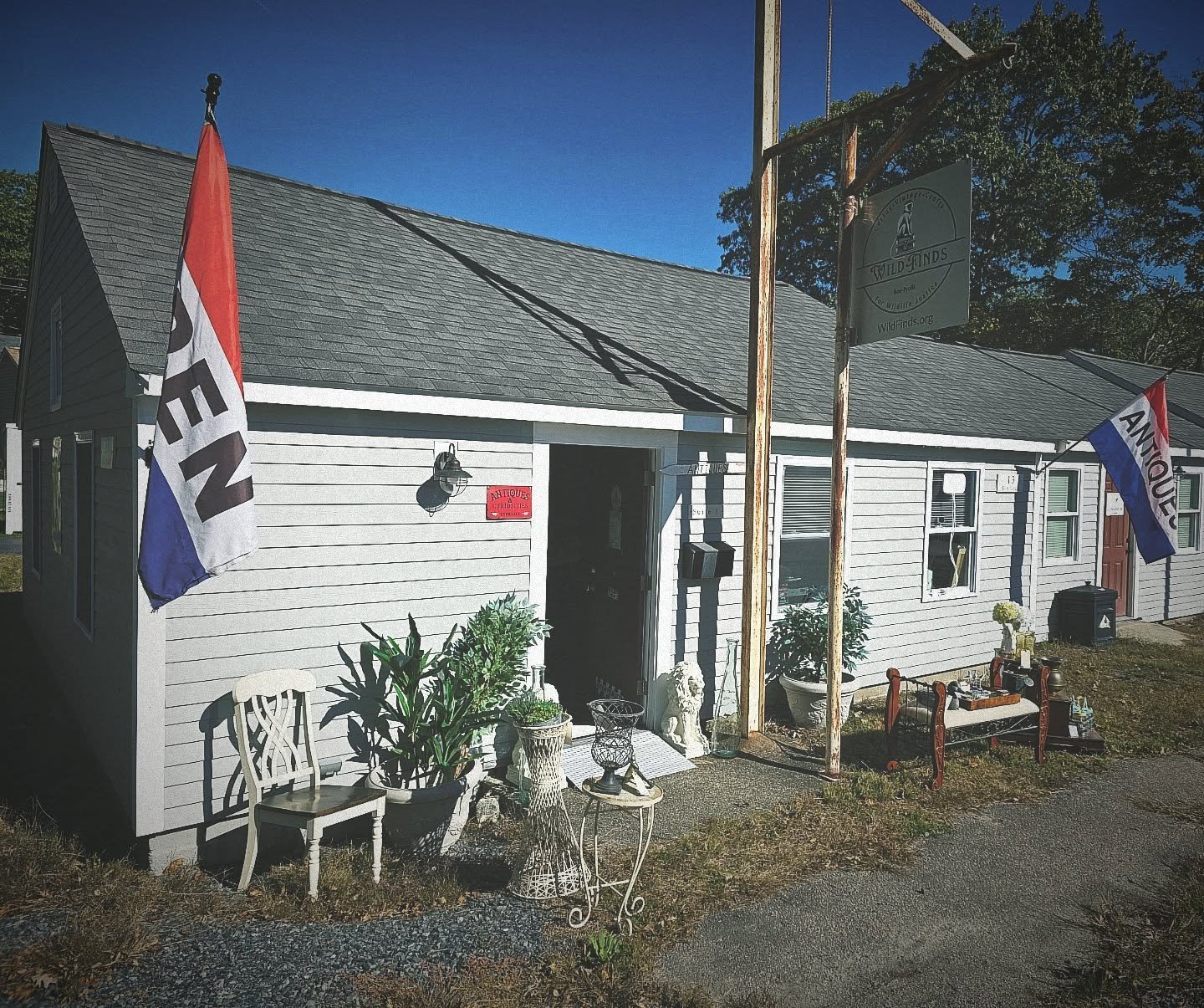 Step Inside WildFinds:

Treasures are waiting at WildFinds! From vintage furniture and timeless antiques to handmade finds that give back to veterans through Operation Enduring Wildlife, every piece tells a story.

✨ Come explore, browse inside and o