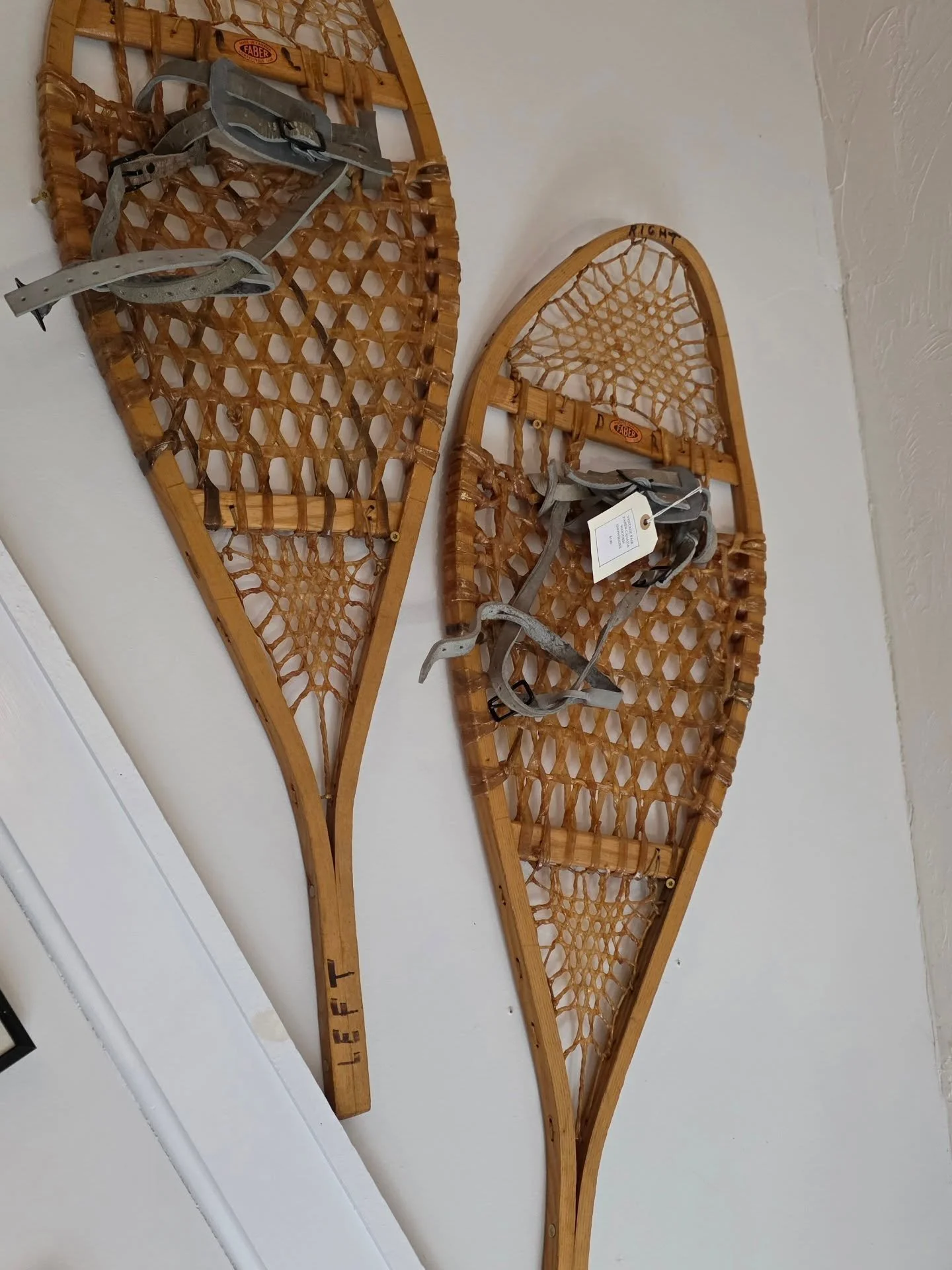 ❄️✨ Step Into Winter Magic at WildFinds! ✨❄️

These vintage Faber snowshoes are handmade in Loretteville. Whether you hang them as cozy d&eacute;cor or for trekking through the snow; these  bring all the nostalgic winter feels.

Crafted with traditio