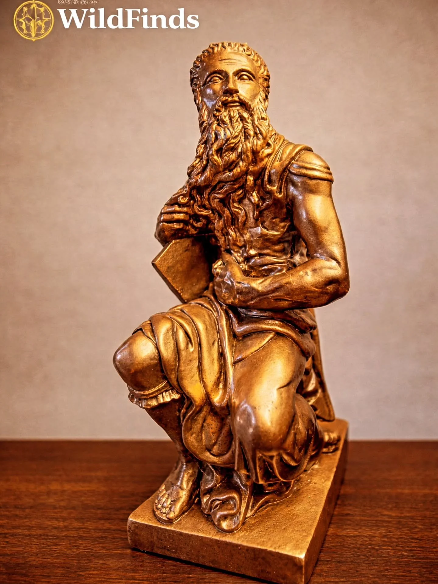 A timeless piece with real presence.

This bronze-style Moses statue brings character to any space and is perfect for on a shelf, office, or study.

As we move through the Passover and Easter season, it&rsquo;s a meaningful reminder of an enduring st