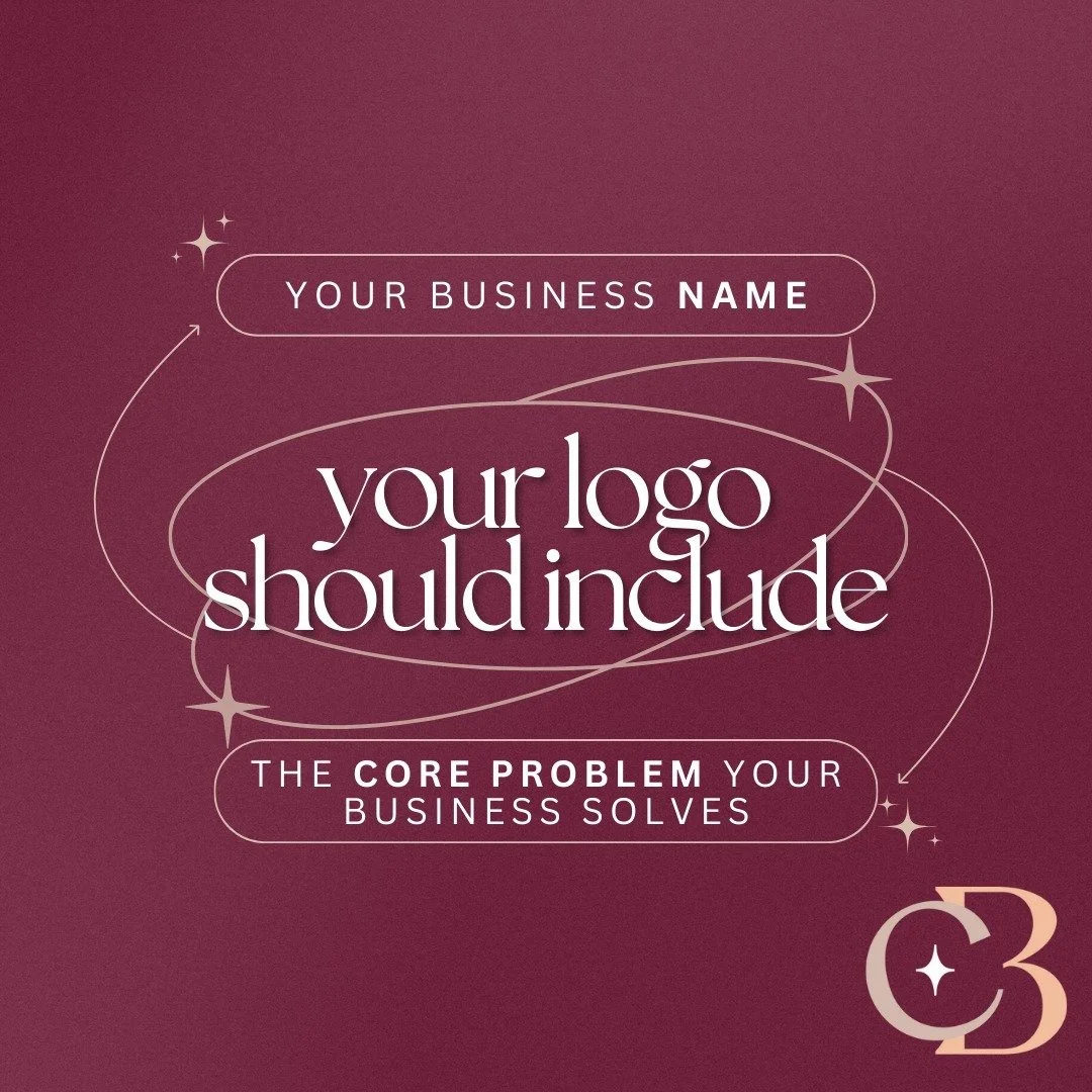 💡 Tips From Jessica! ✨
Let's talk about your brand's LOGO! Is it serving your business the way it should? Here are TWO things your logo needs: 👇

1️⃣ Your business' name
2️⃣ The CORE problem that your business solves

Your logo should communicate e