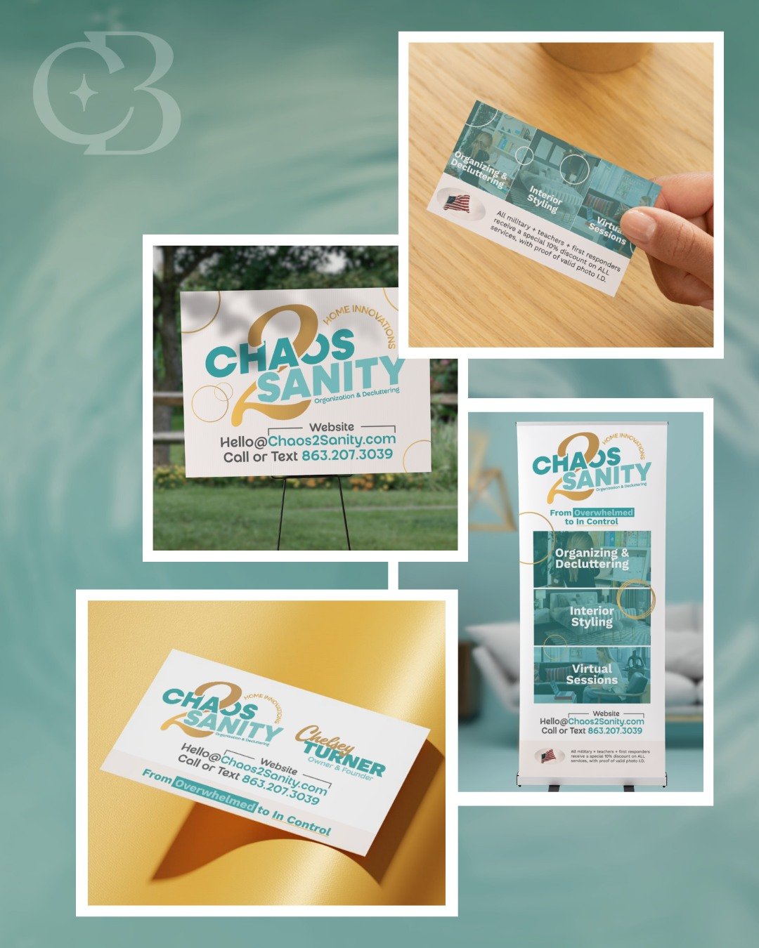 Clean space. Clear mind. Custom made. 🤍

We loved bringing these @Chaos2Sanity print projects to life &mdash; all printed in-house (😉🙌), just in time for this client's busy summer season! ☀️

Check out our friends at Chaos 2 Sanity and get that ea