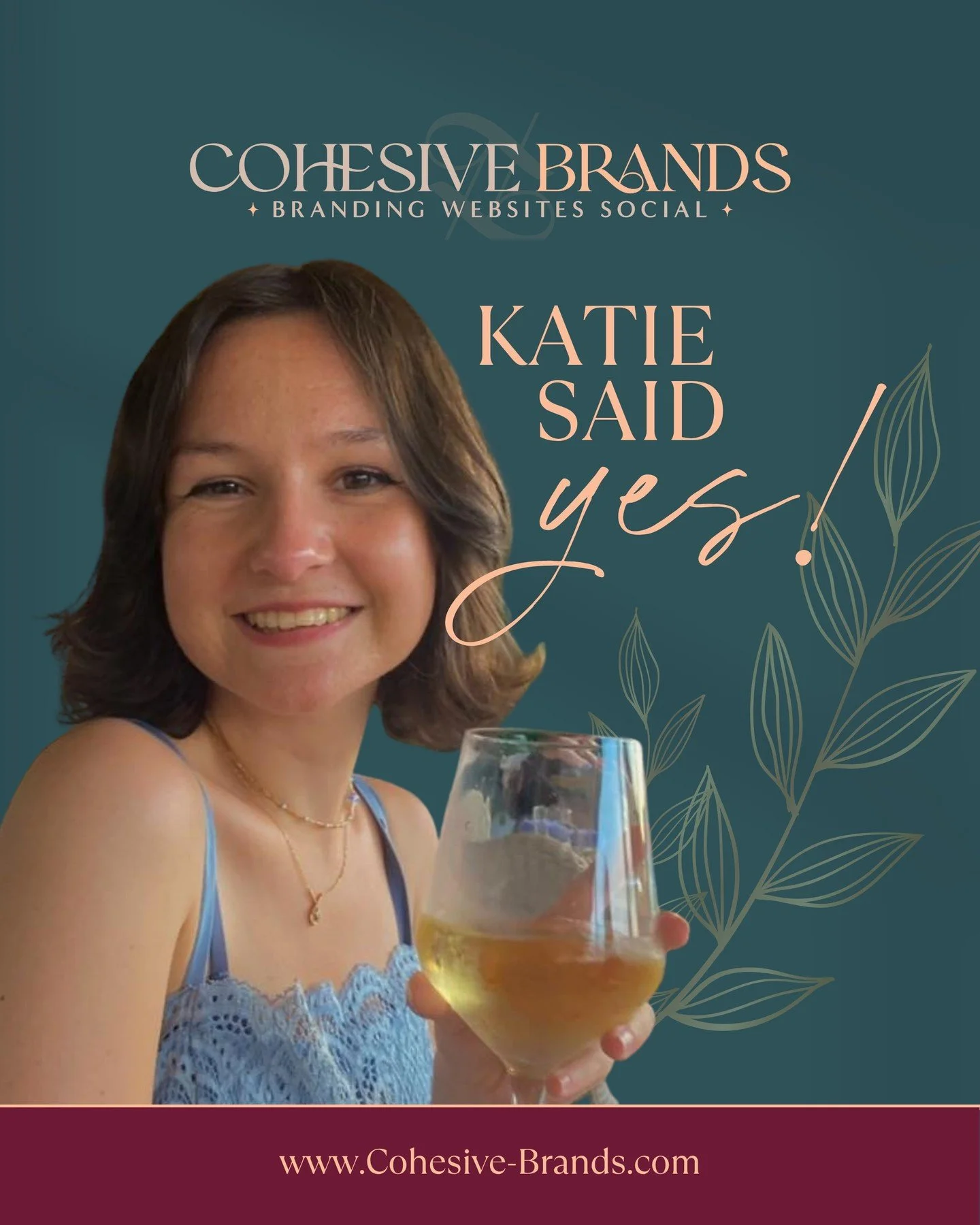 Our Katie is getting MARRIED!! 💍
Please join me in congratulating Katie on her recent engagement ❤️
If you haven't met Katie yet, she is our Digital Brand Manager and handles SO MUCH for Cohesive. We are lucky to have her 💓
We love you Katie and