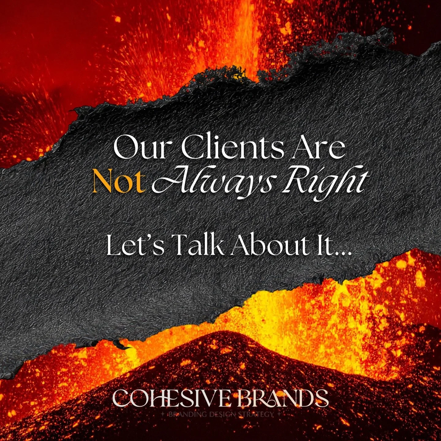 This post may feel a little unhinged for a business to post but it&rsquo;s important and let this be an anthem for ALL small business owners ✊:

We are humans doing human work.

We operate by the golden rule: treat people how you want to be treated.
