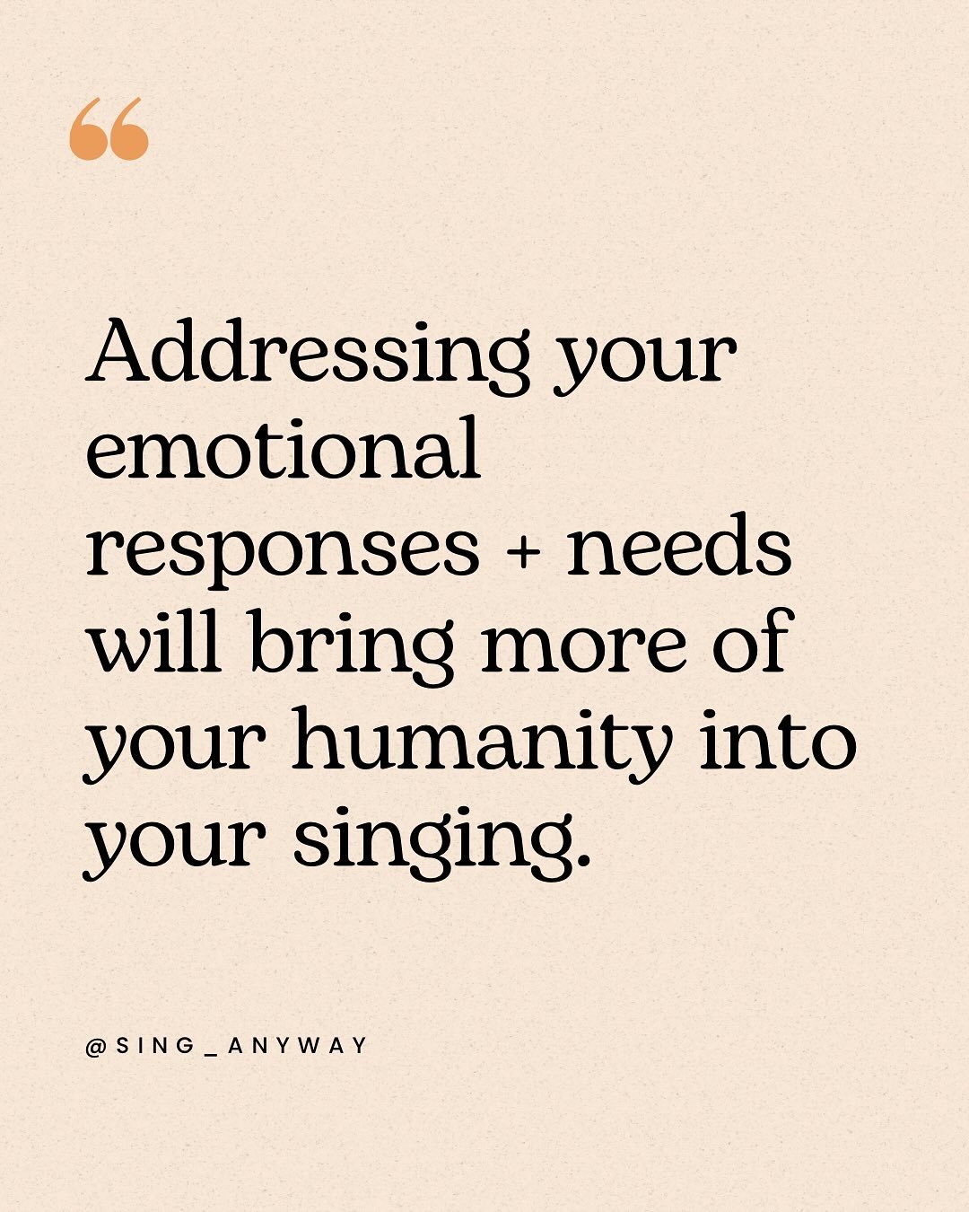 You emotions impact your singing&mdash;so why do we dismiss them so easily? 

We get frustrated when we can&rsquo;t get something. We get sad when we don&rsquo;t get cast. We get anxious before a performance. We get angry when we don&rsquo;t sound th
