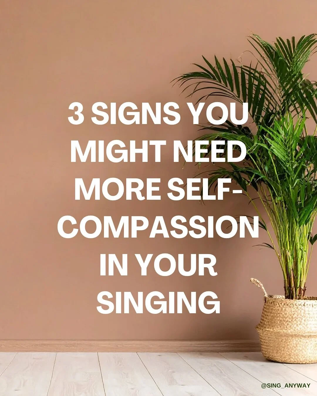 Self-compassion might feel foreign in the world of singing. That&rsquo;s because it is.

Traditional systems and structures would have you believe that the only way to improve your singing is by picking it apart and being needlessly tough on yourself