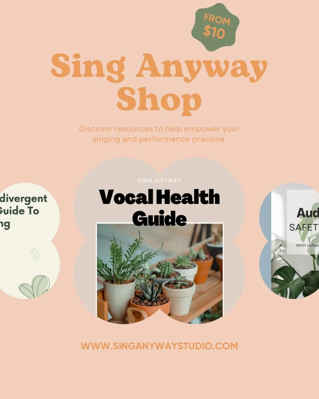 🛍️🛒 Sing Anyway now has a small shop of digital resources to support your singing life!

🗣️Sing Anyway Vocal Heath Guide 

This guide was a labor of love! Complete with all the info you need to know about &ldquo;why is my voice being this way.&rdq
