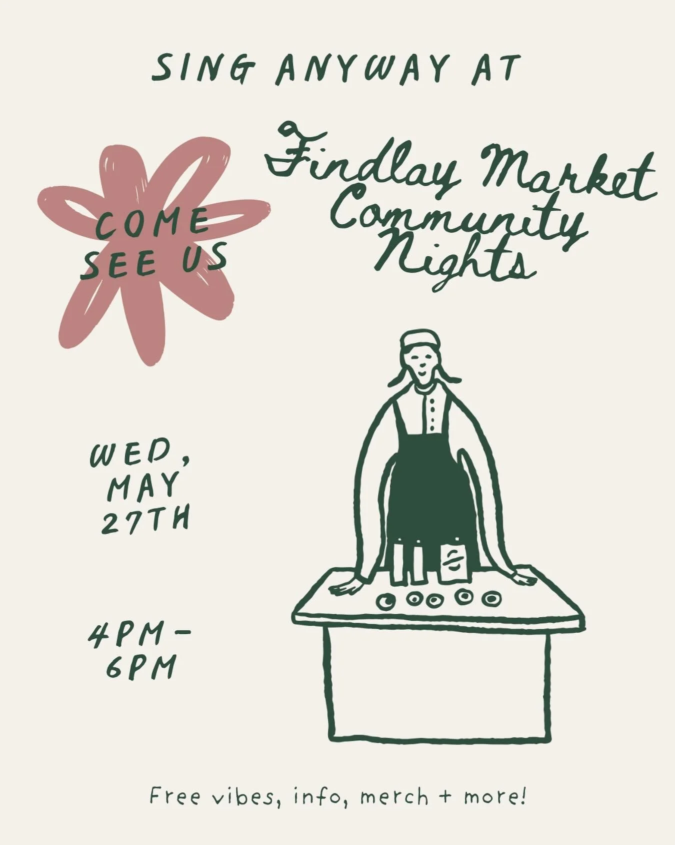 we are back @findlaymarket at the end of this month!!

come grab some free merch and chat w yours truly about all things voice. 🌷💕