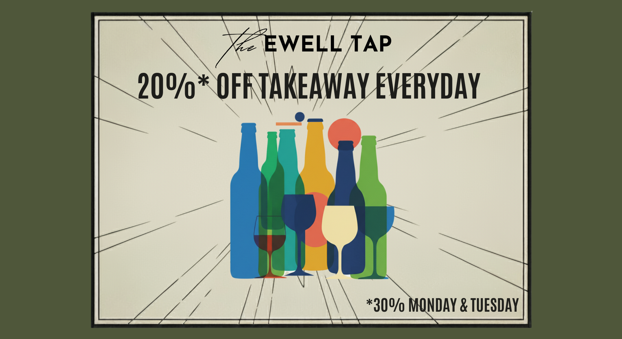 20% off Take Away
