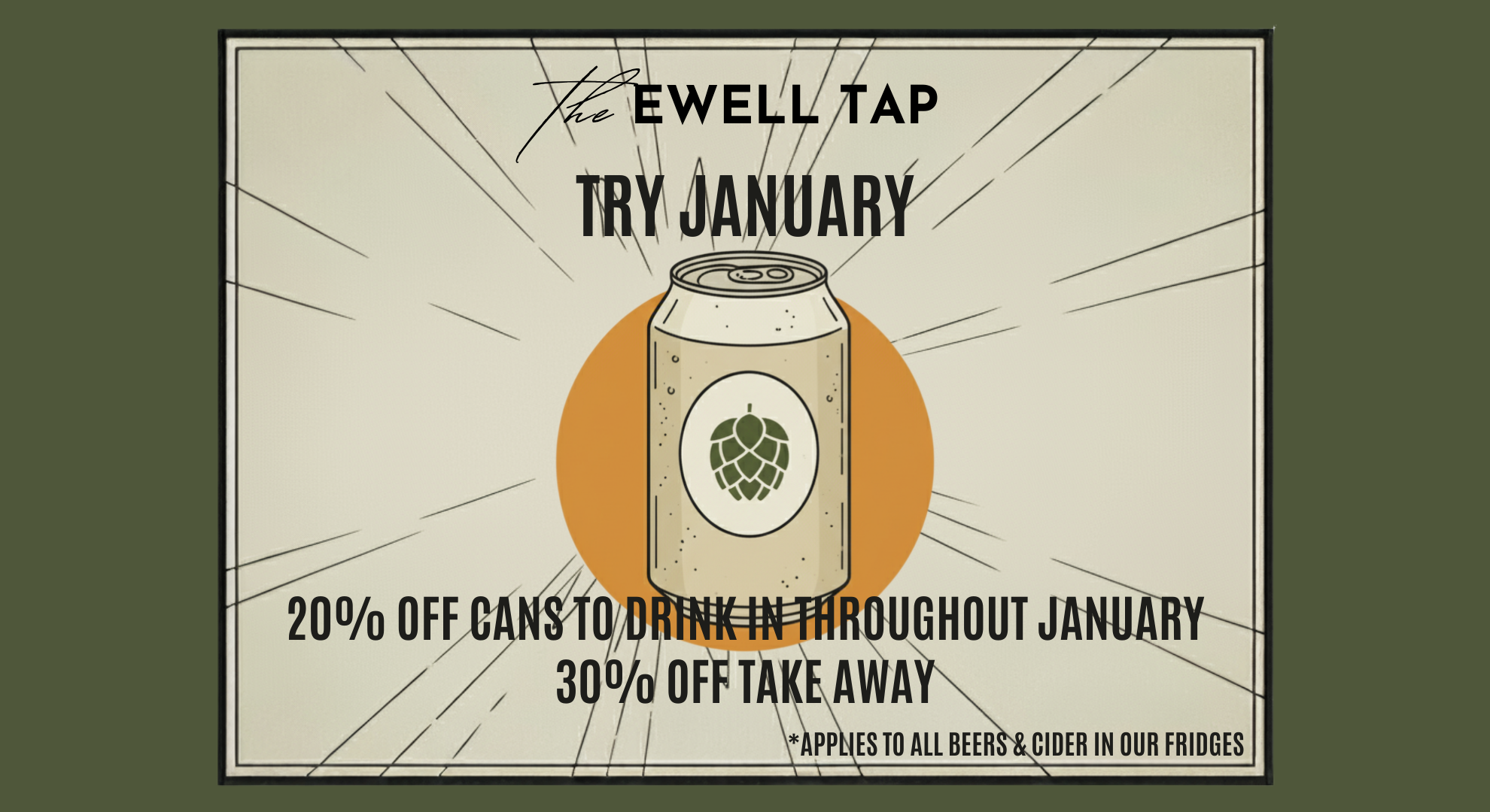 January Cans & bootles