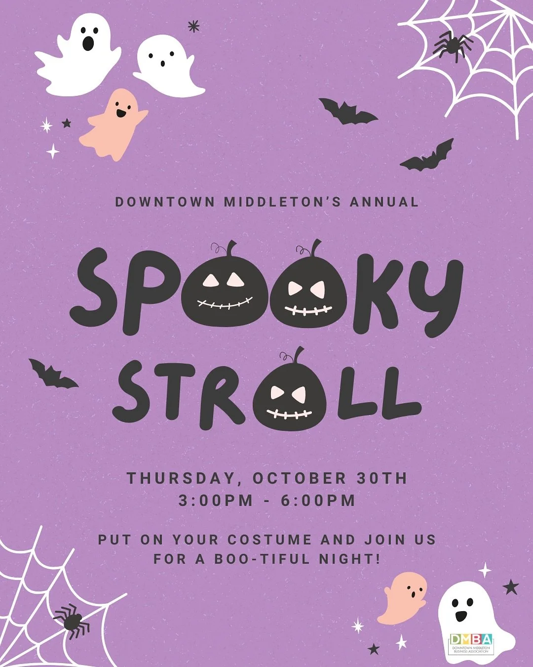 Trick-or-treating is back with even more spooky fun! Put on your favorite costume, grab a pillowcase for candy, and join us for a 𝐒𝐩𝐨𝐨𝐤𝐲 𝐒𝐭𝐫𝐨𝐥𝐥 through📍Downtown Middleton - if you dare...
🪄 2-3pm: Magician at @middletonpubliclibrary
