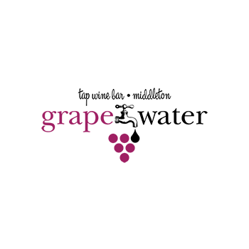 grape water wine bar logo