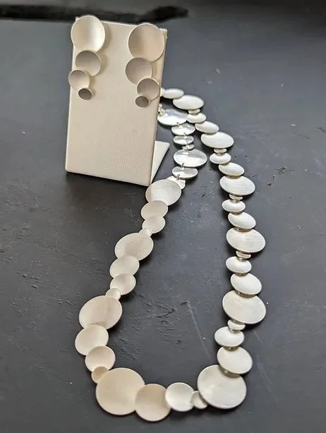 custom necklace and earring design