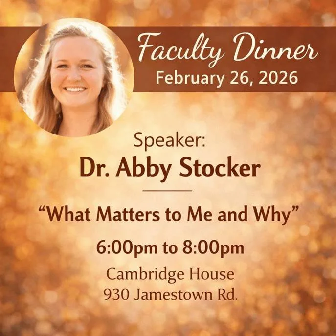 Winter Faculty Dinner