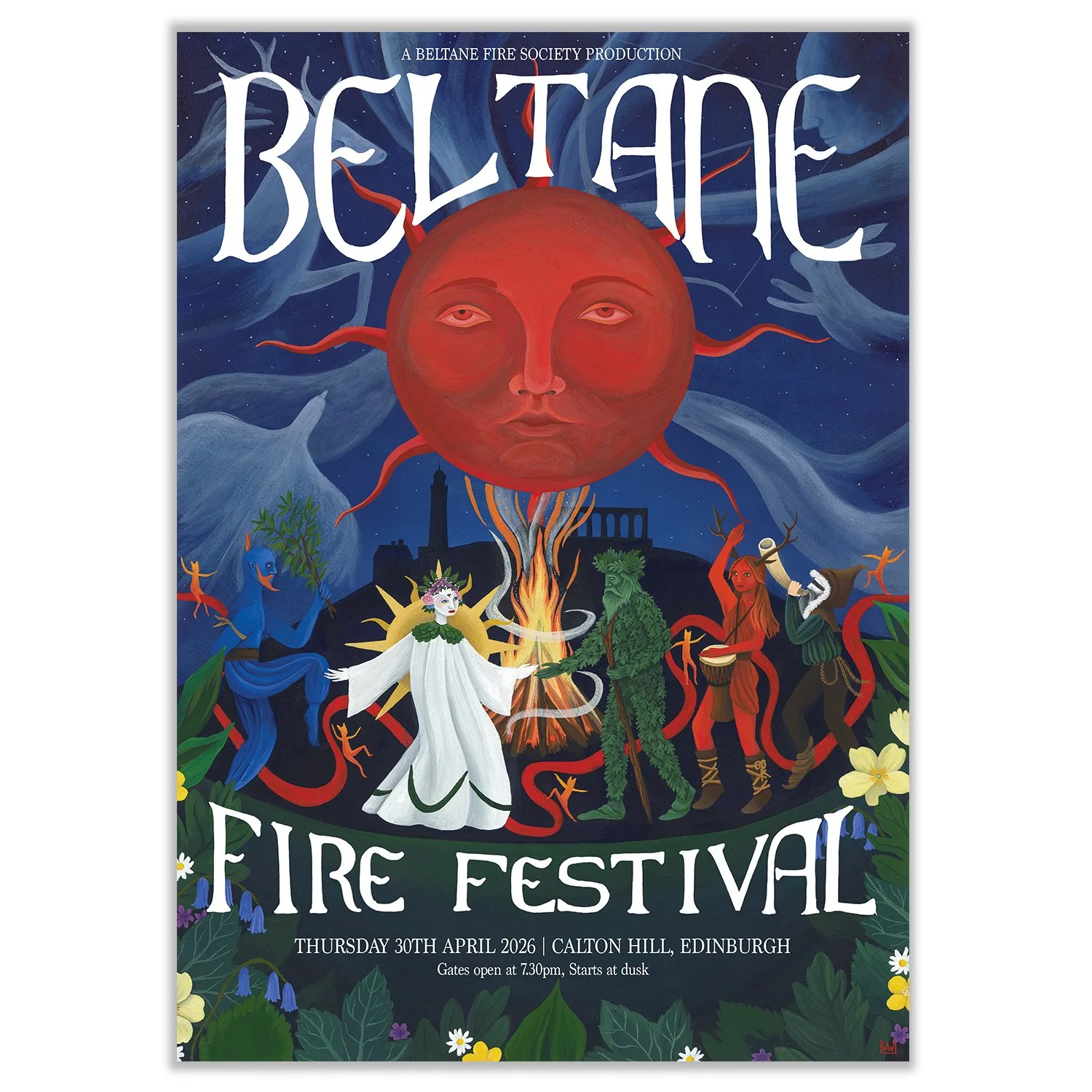 Beltane Fire Festival 2026 A3 Poster