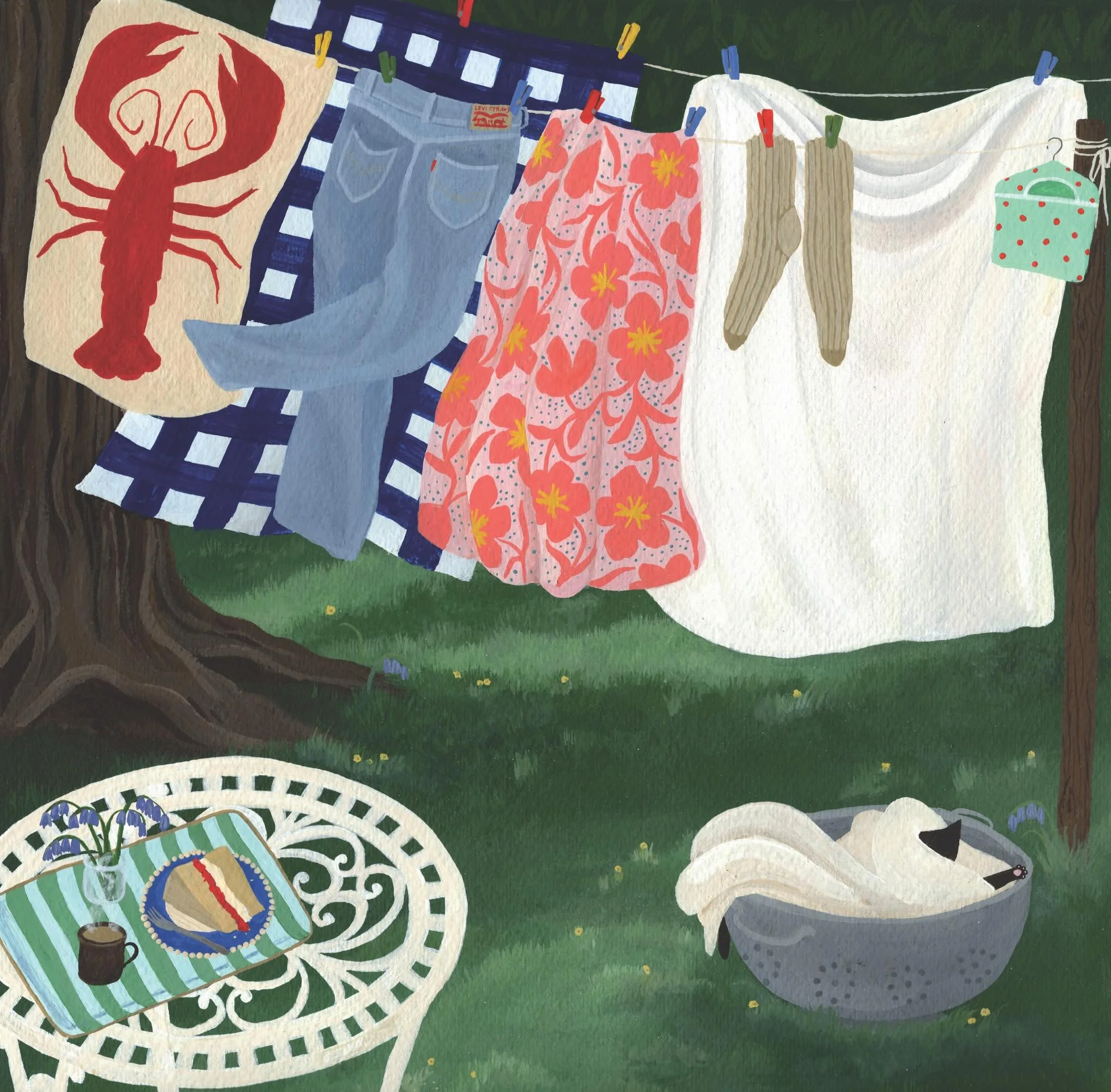 May 1- Hang your washing outside, eat some cake