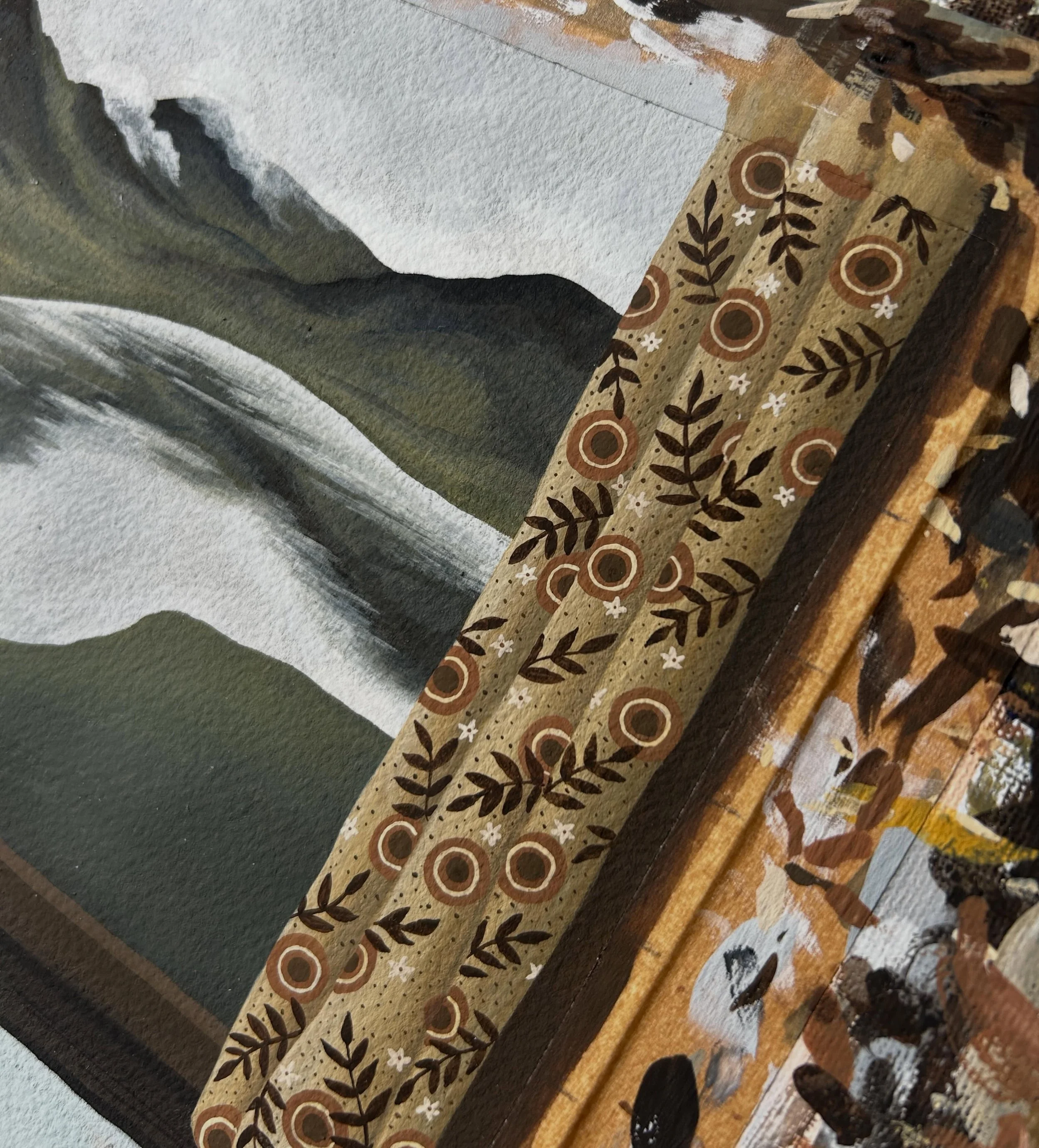 Feeling these tones 🎨 I&rsquo;ve gone back to using a limited palette recently (so mixing all colours from just 6 tubes of paint I&rsquo;ve carefully selected) and honestly it&rsquo;s been such a good move.