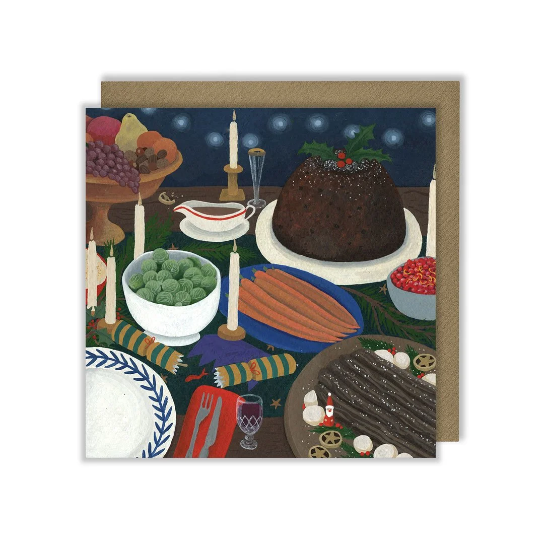 'Christmas Dinner' Christmas Card